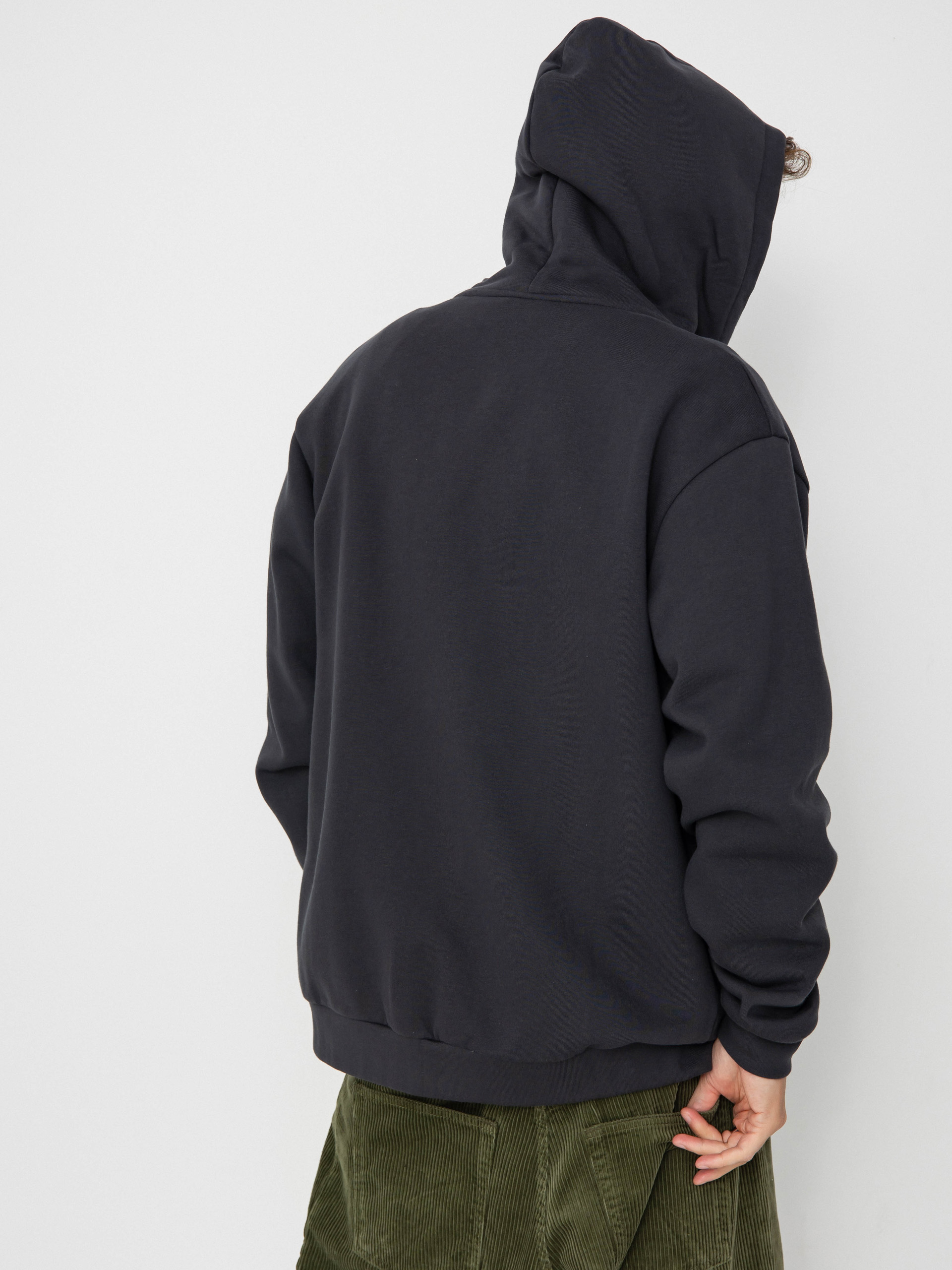 Mikina s kapucí Iriedaily Mini Flag 2 ZHD (coal)