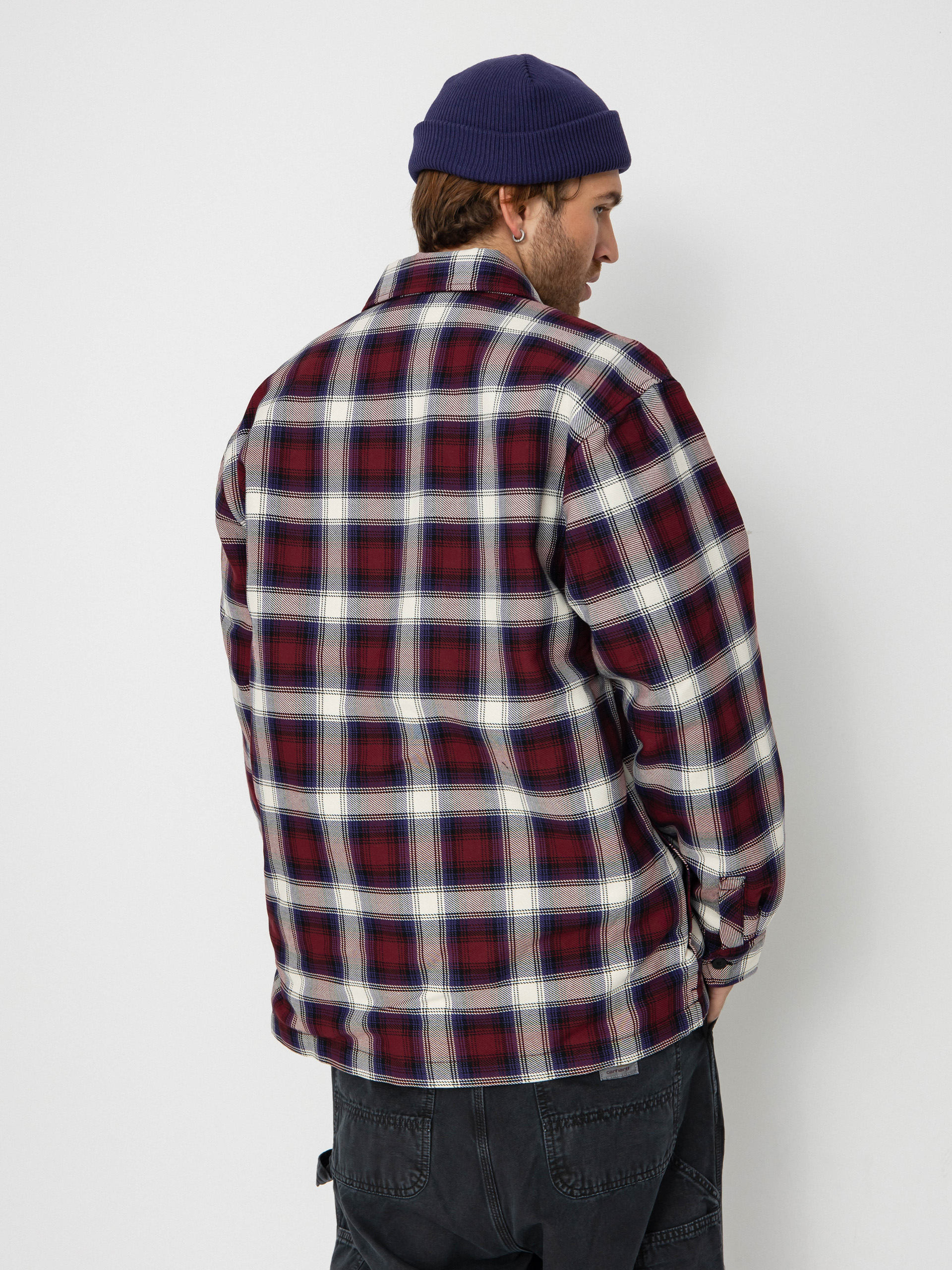Bunda Carhartt WIP Monahan (monahan check/malbec)