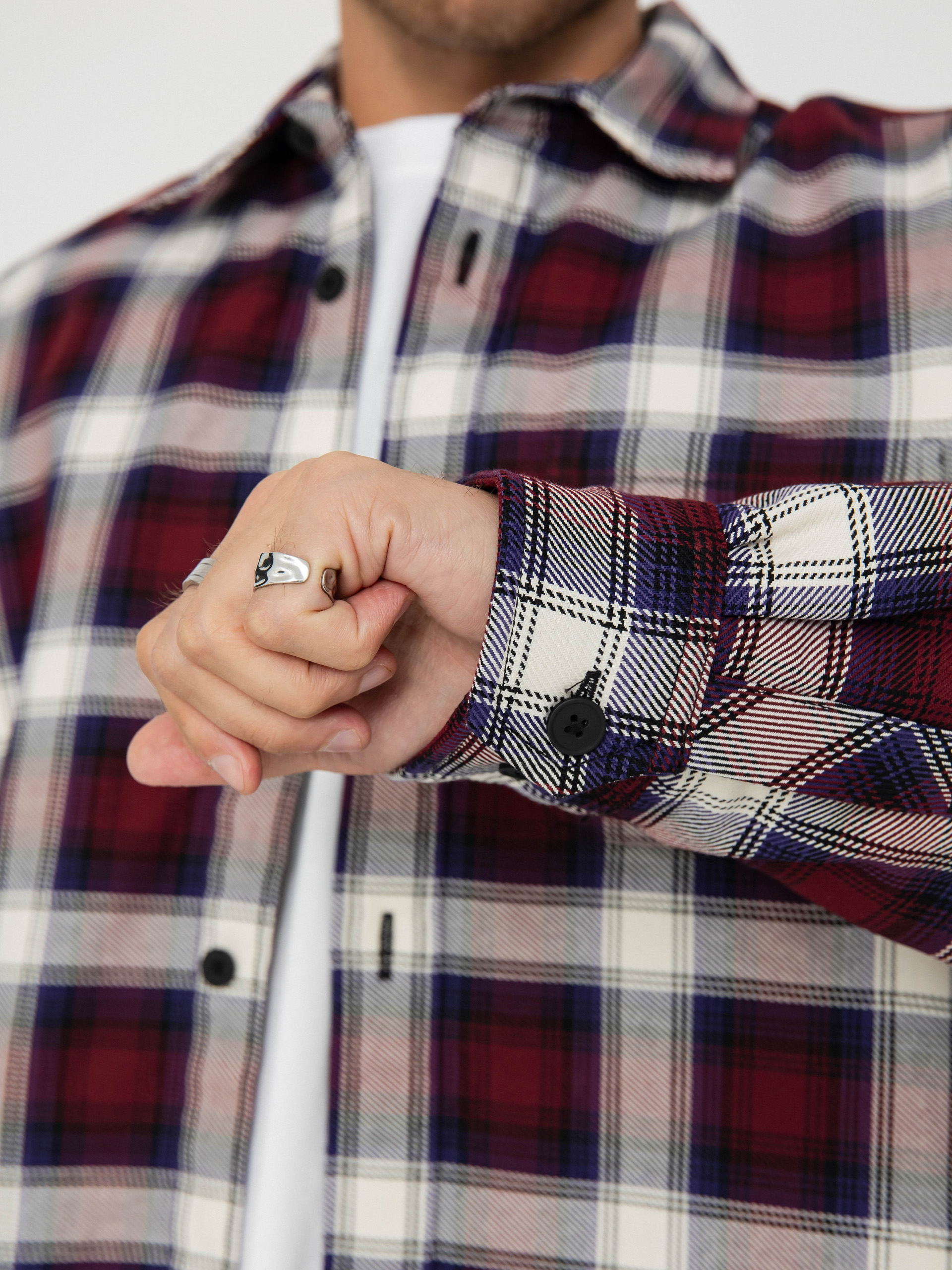 Bunda Carhartt WIP Monahan (monahan check/malbec)