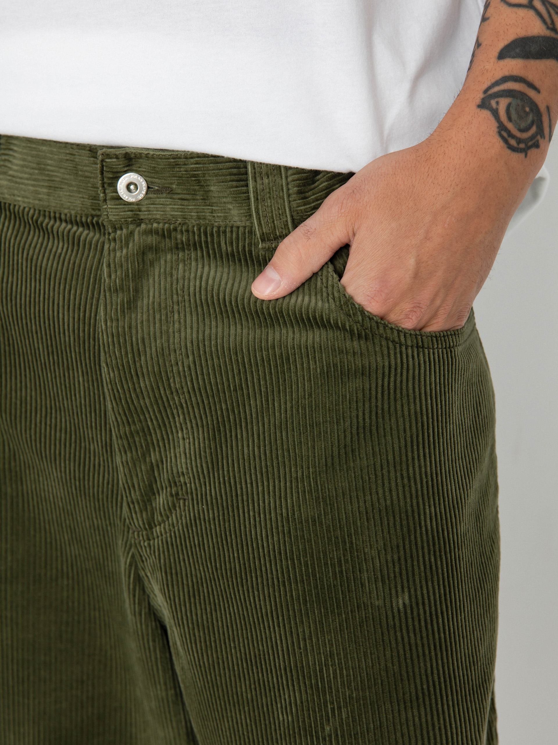 Kalhoty Polar Skate Big Boy Cord (uniform green)