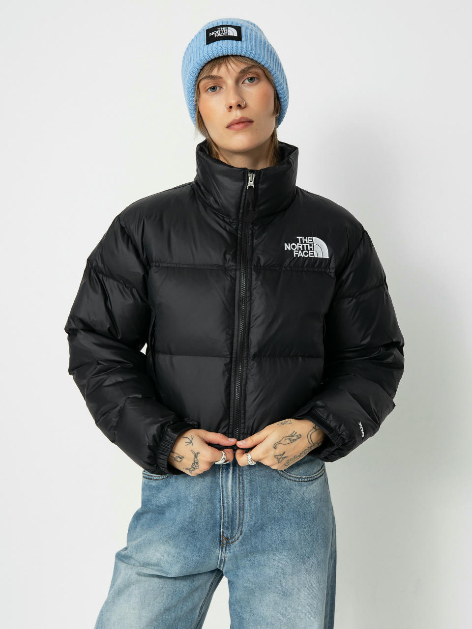 Bunda The North Face Nuptse Short Wmn (tnf black/tnf black)