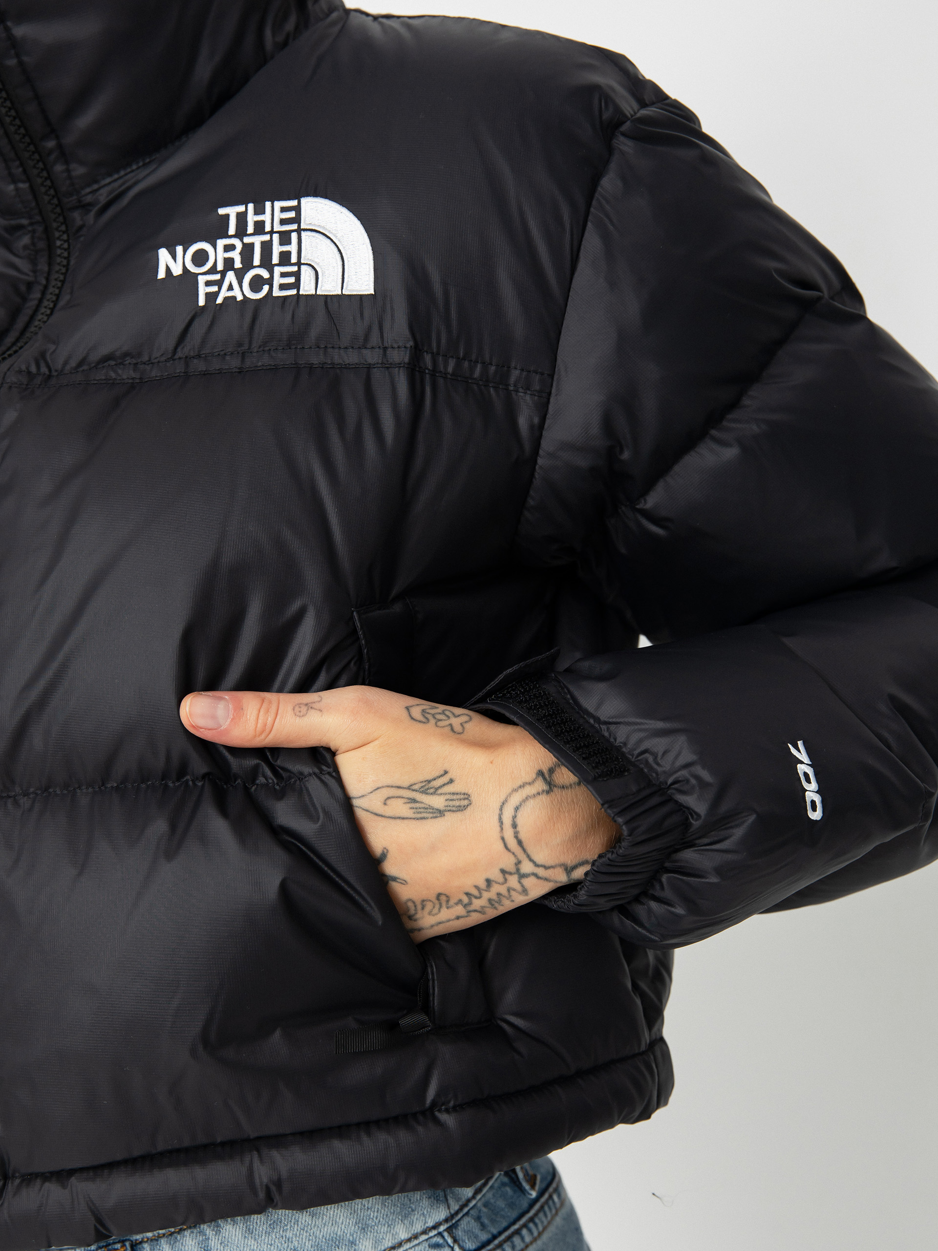 Bunda The North Face Nuptse Short Wmn (tnf black/tnf black)