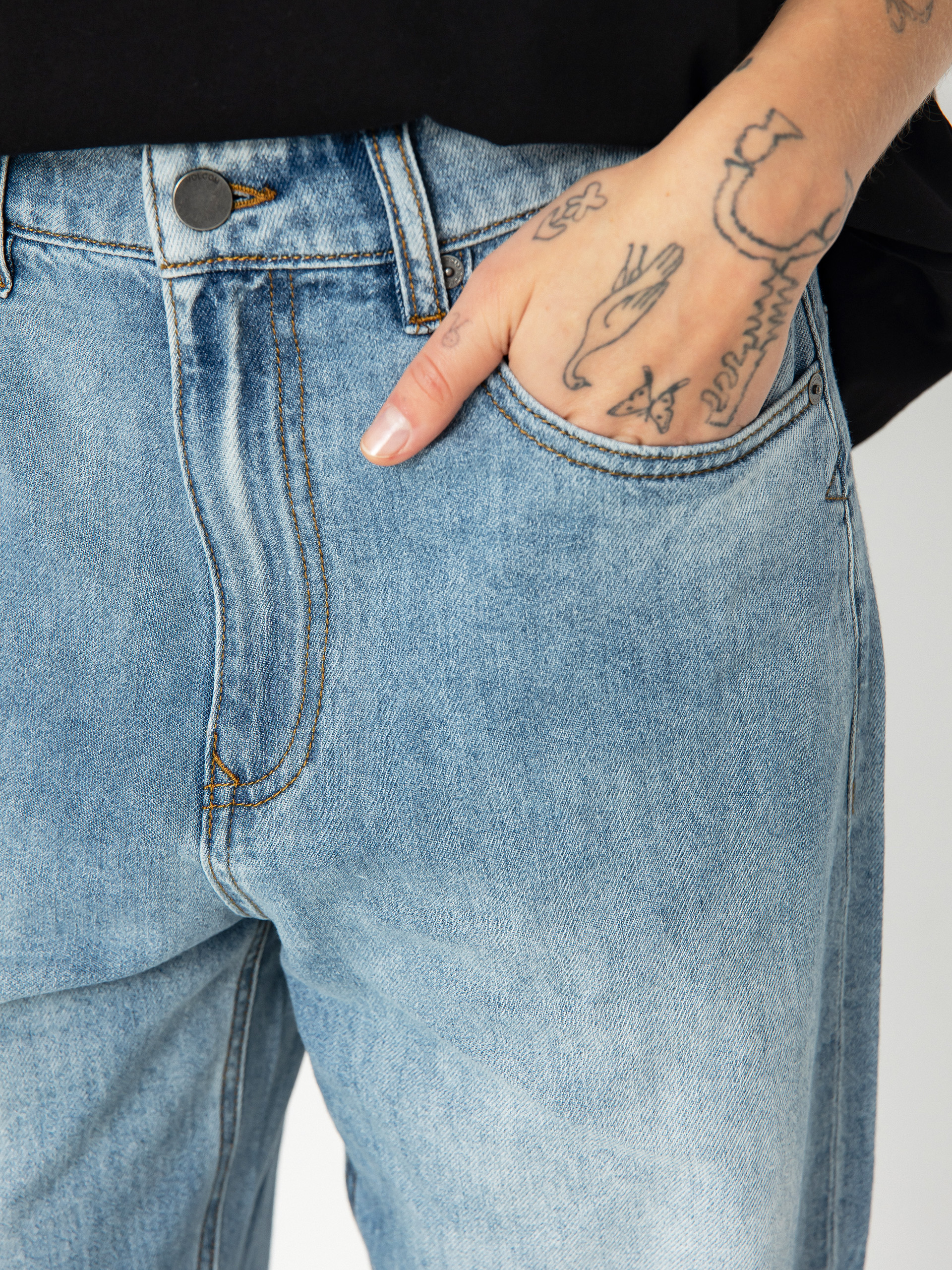 Kalhoty Volcom Daddio Jean Wmn (vintage blue)