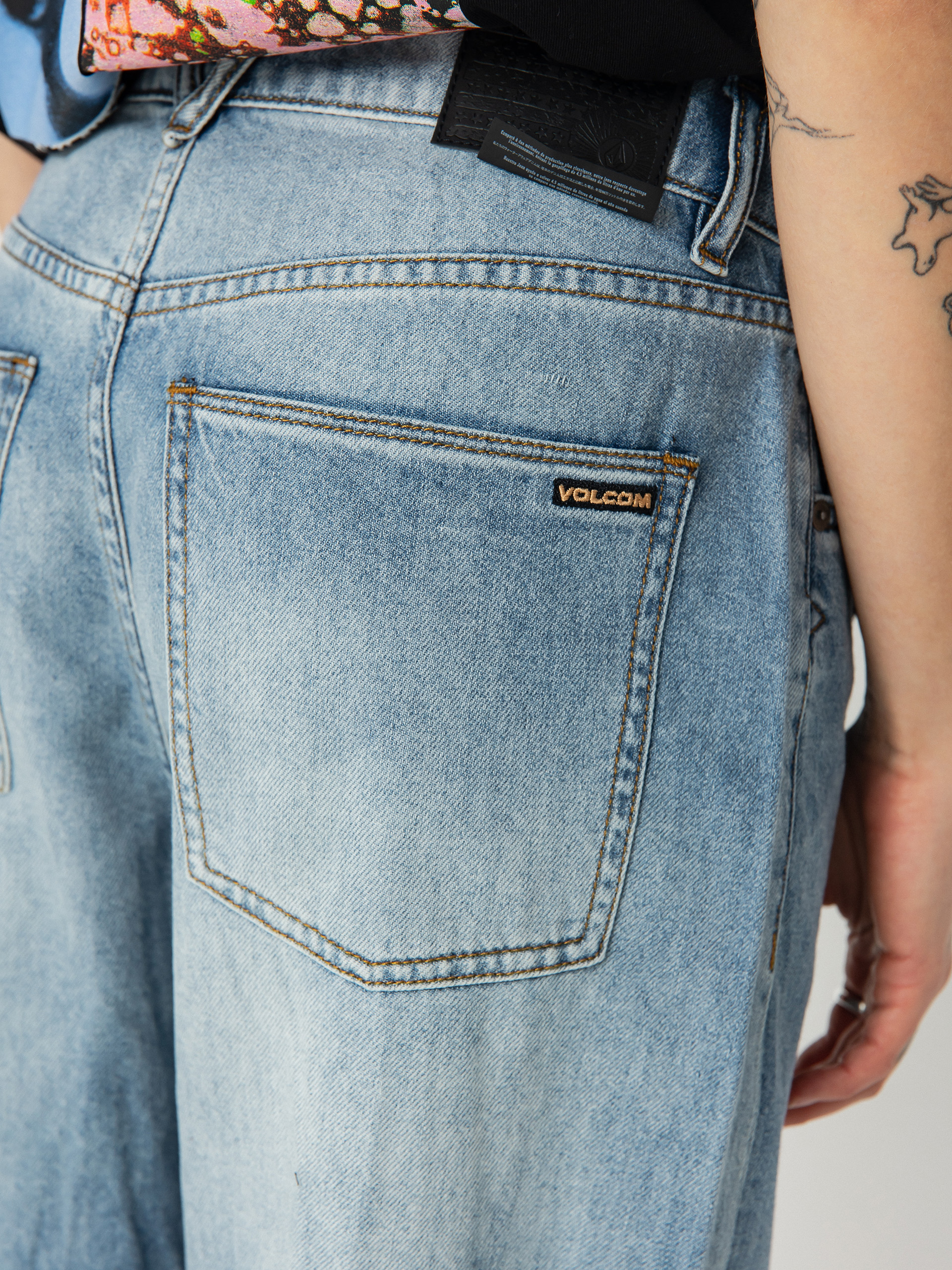 Kalhoty Volcom Daddio Jean Wmn (vintage blue)