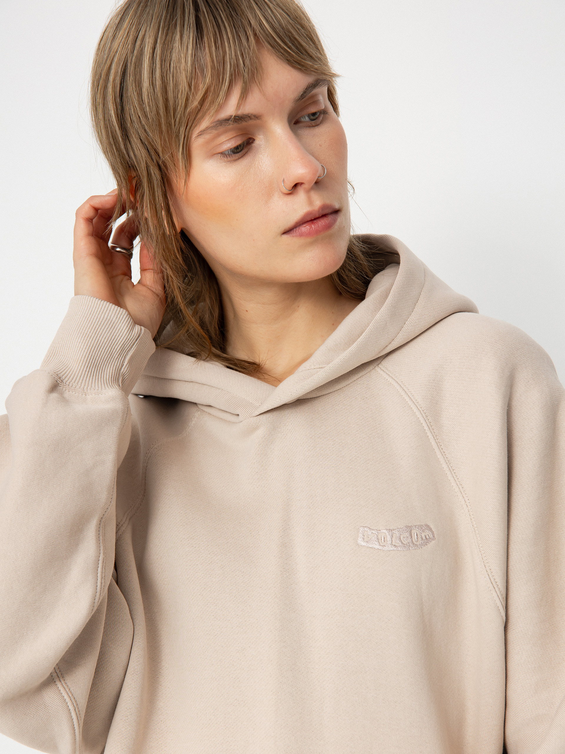 Mikina s kapucí Volcom Pistol HD Wmn (mushroom)