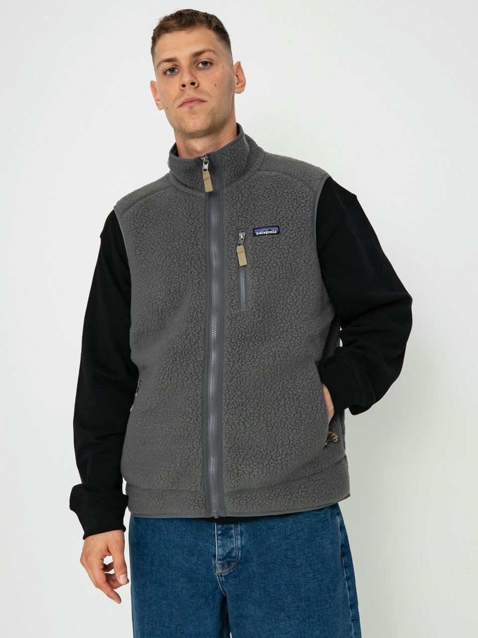 vesta Patagonia Retro Pile Vest (forge grey)