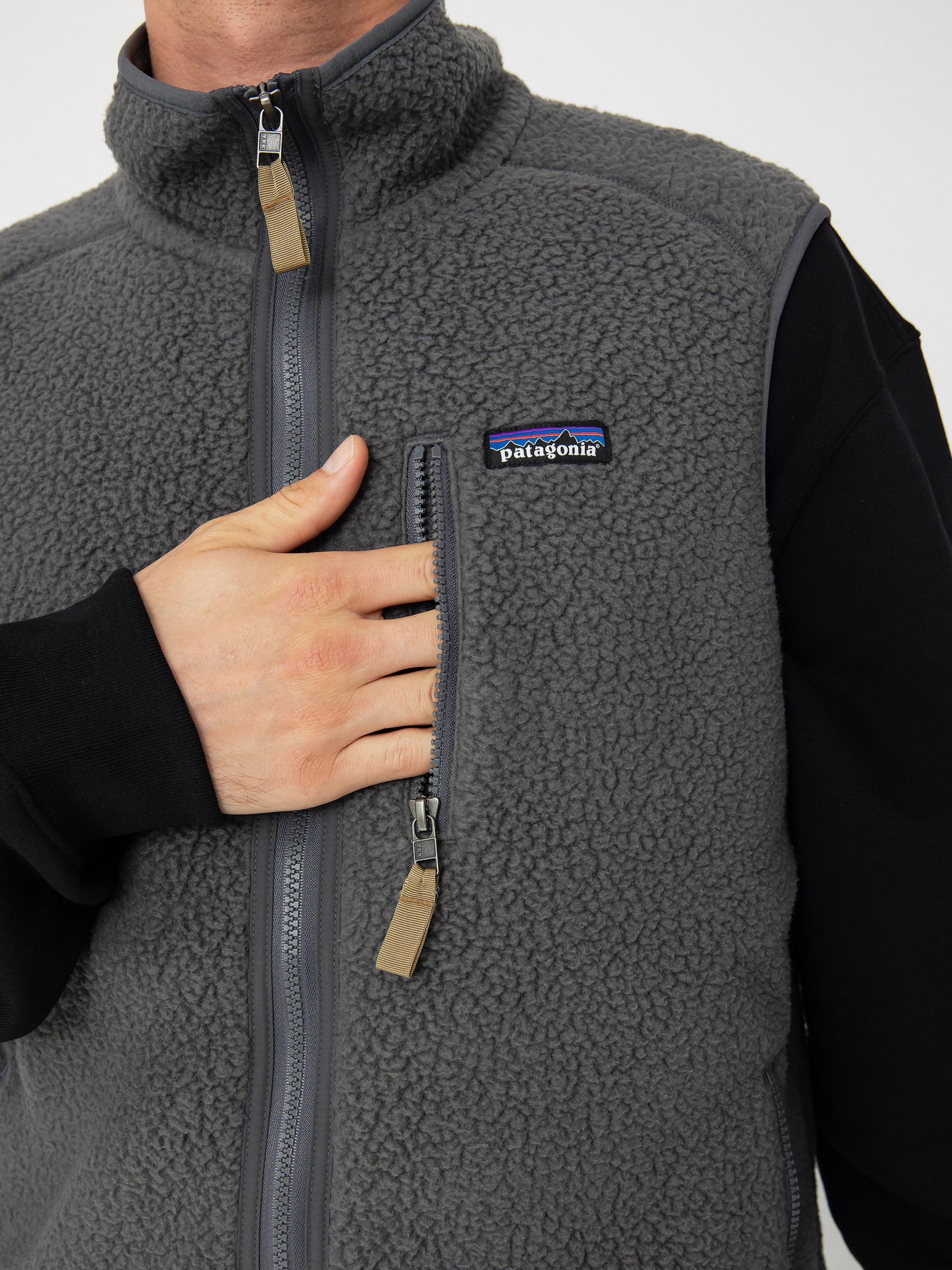 vesta Patagonia Retro Pile Vest (forge grey)