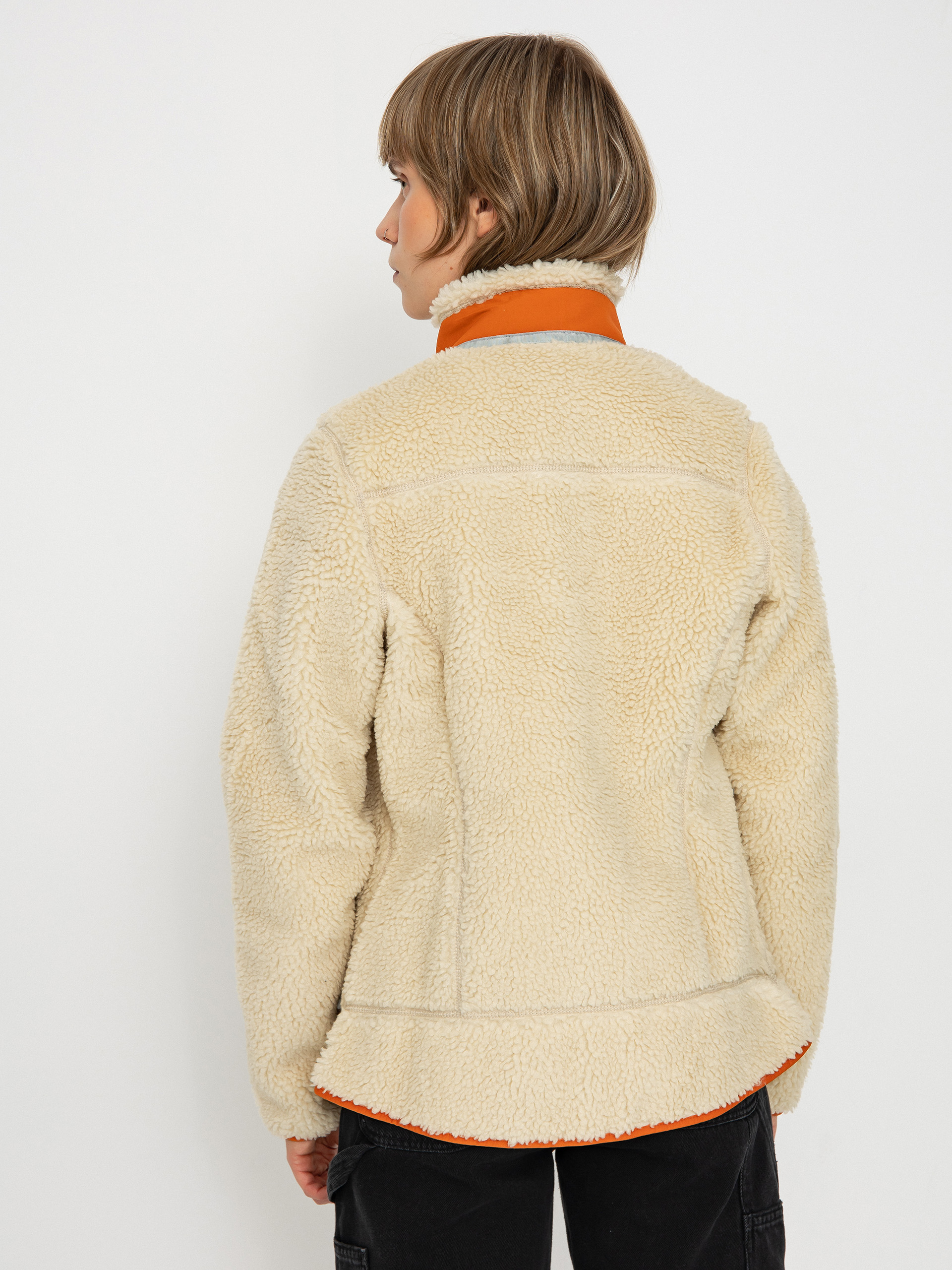 Bunda Patagonia Classic Retro X Wmn (dark natural w/redtail rust)
