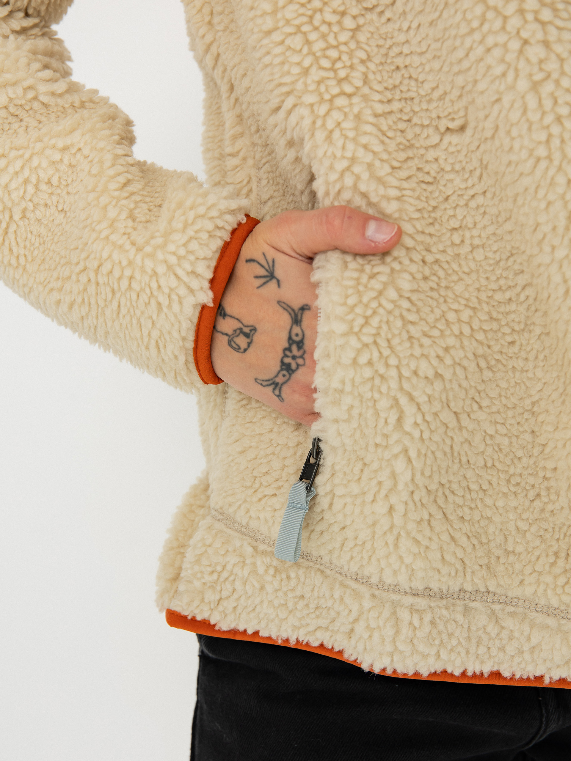 Bunda Patagonia Classic Retro X Wmn (dark natural w/redtail rust)