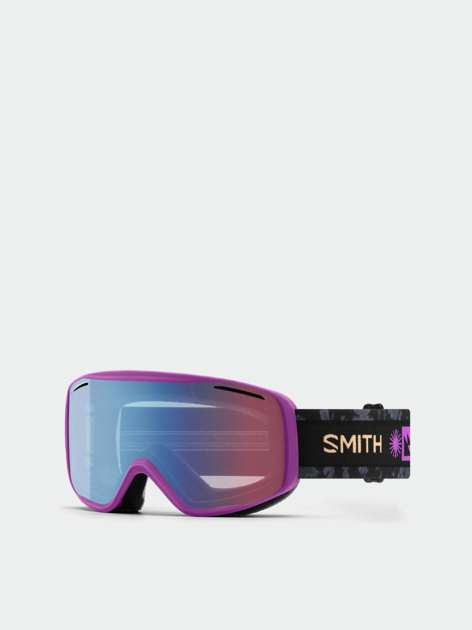 Brýle na snowboard Smith Rally (vivid violet/blue sensor mirror)