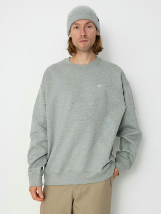 Mikina Nike SB Solo Swoosh (dk grey heather/white)