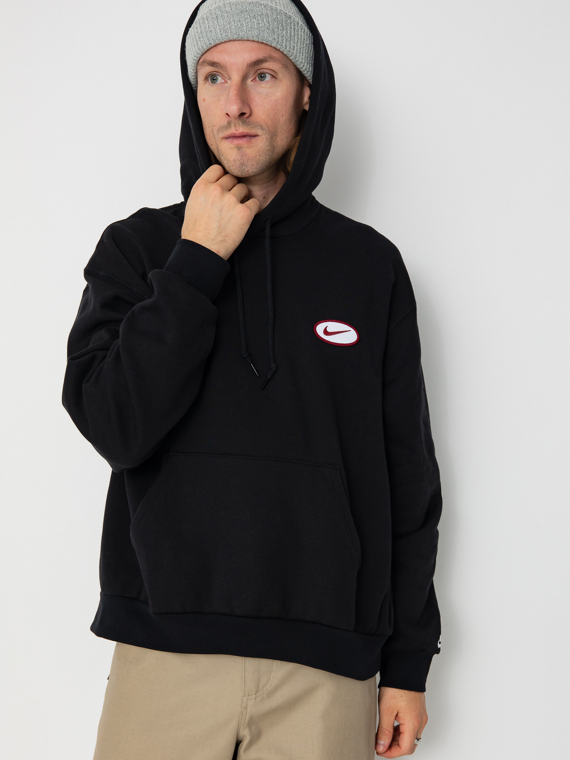 Mikina s kapucí Nike SB Truckin HD (black)