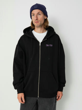 Mikina s kapucí Carhartt WIP Think Tank ZHD (black/purple)