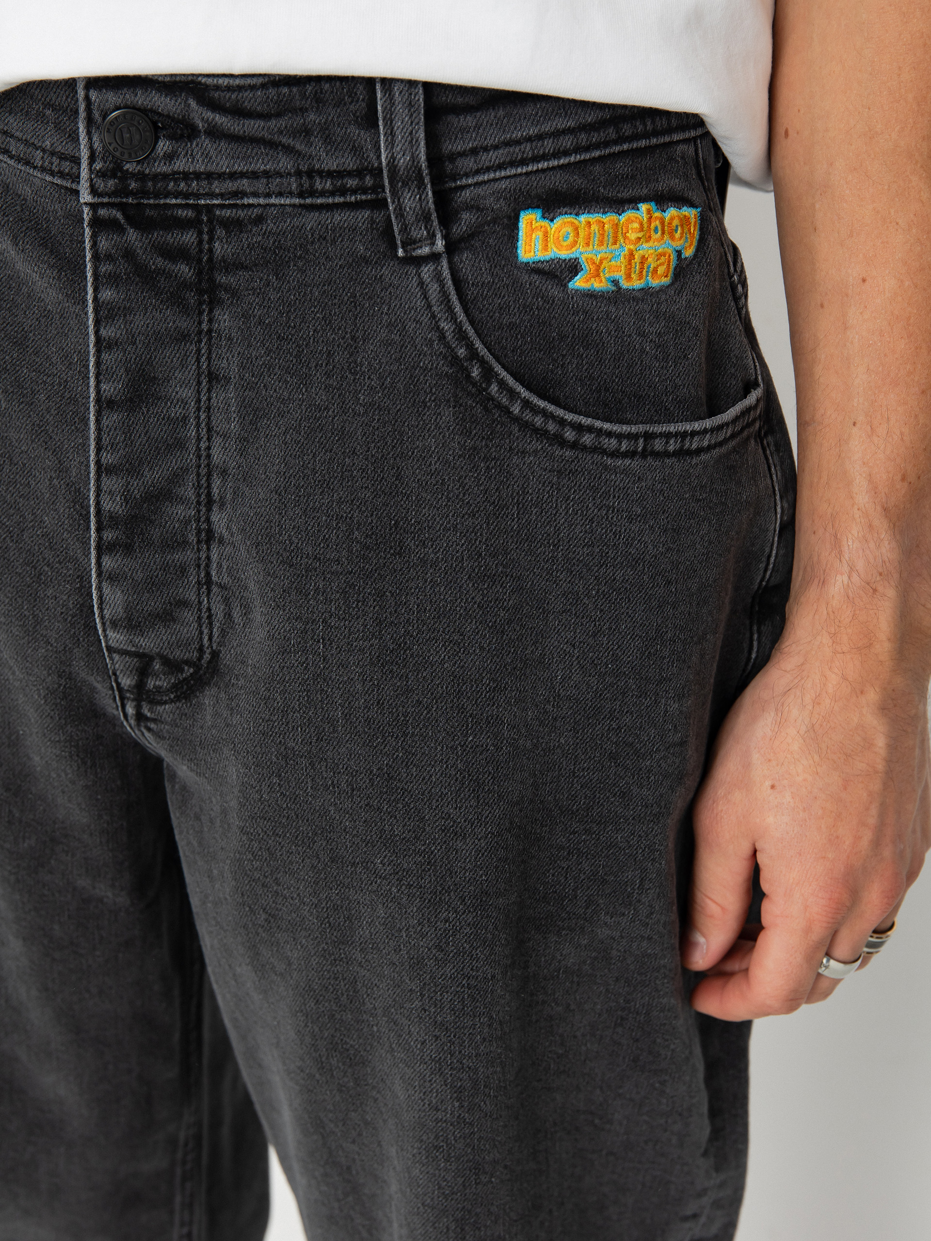 Kalhoty Homeboy X Tra Monster Pencil Denim (washed grey)
