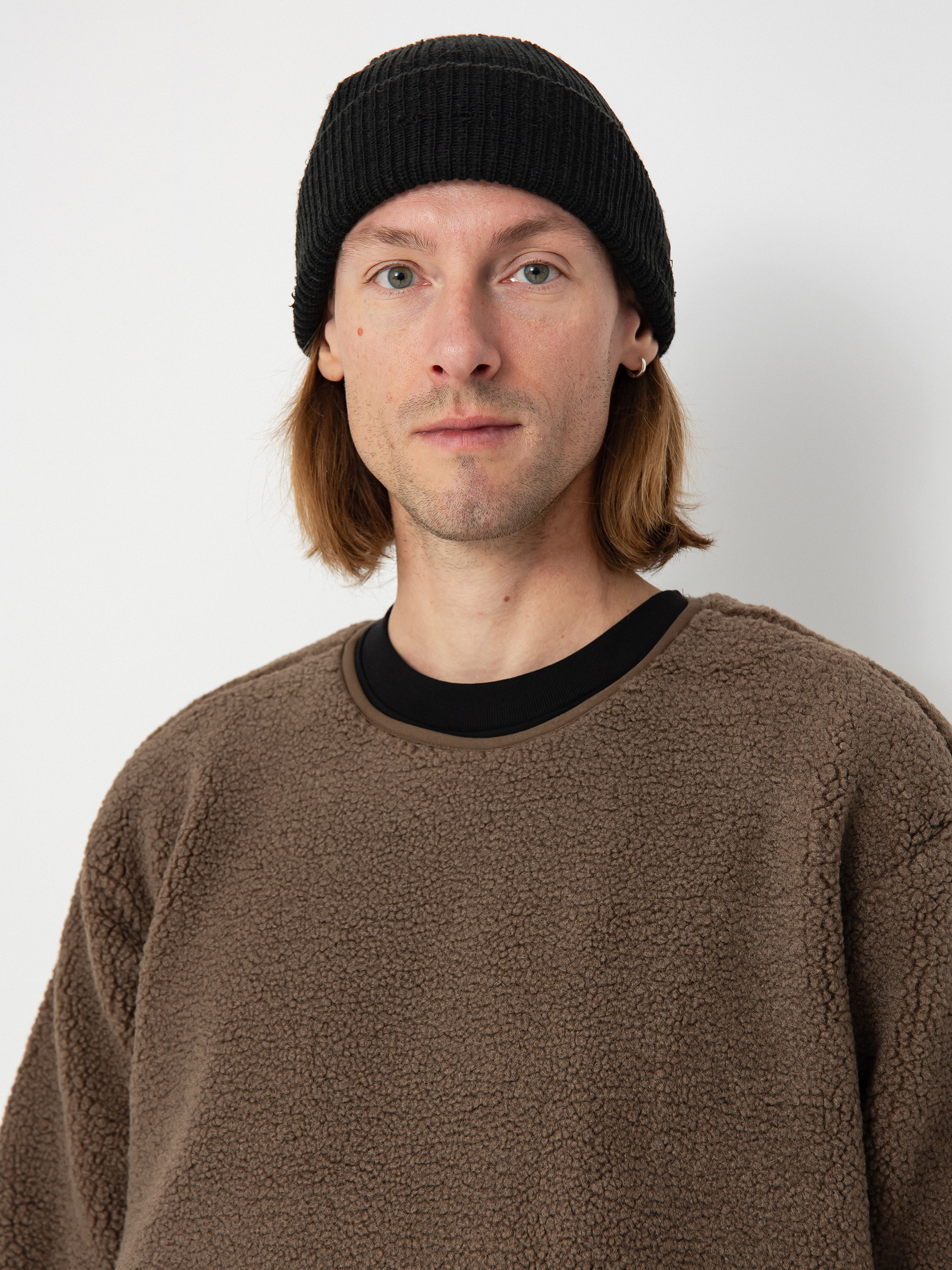 Pánský Fleecová mikina Kavu Port Pullover (walnut)
