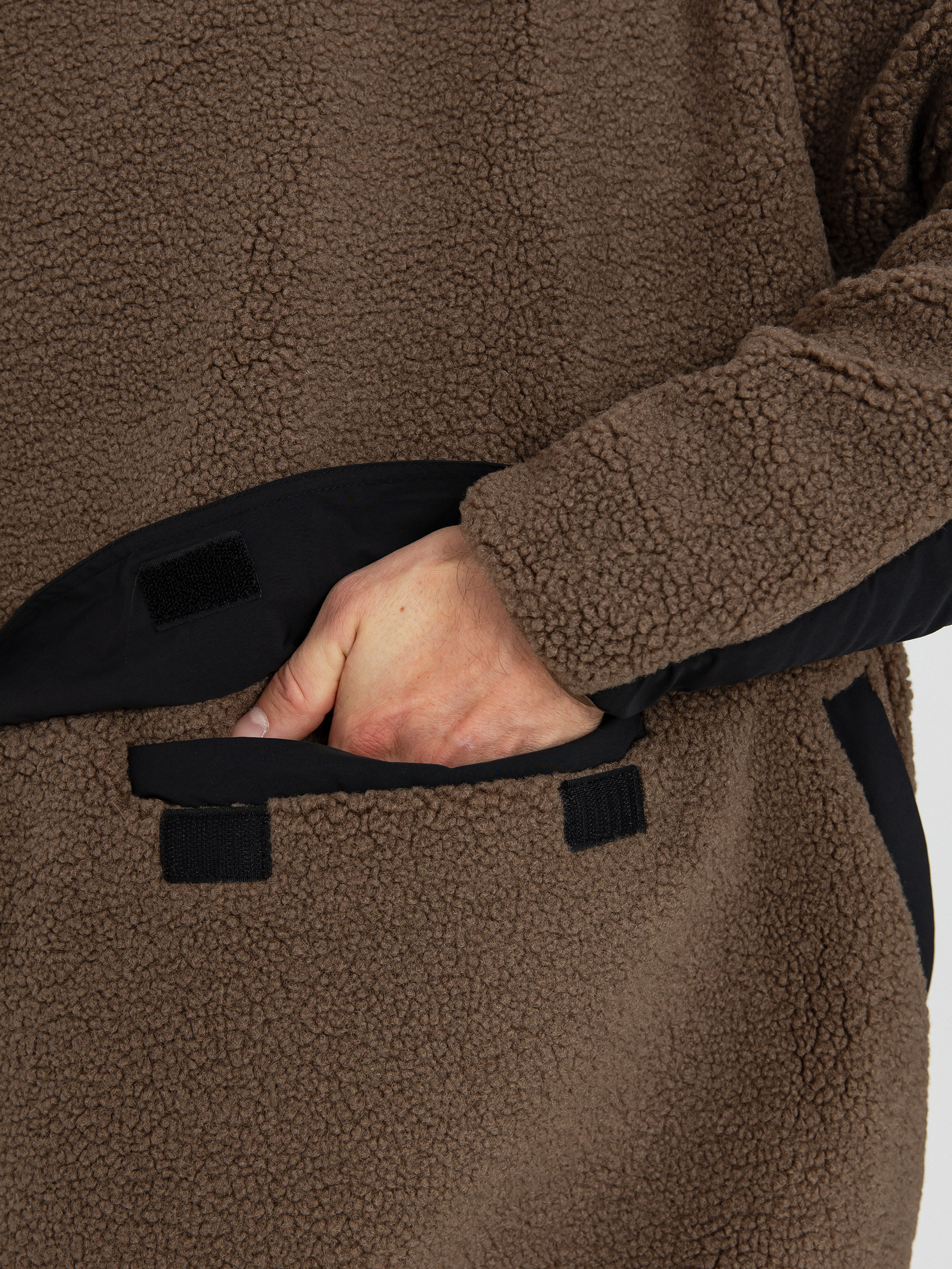 Pánský Fleecová mikina Kavu Port Pullover (walnut)