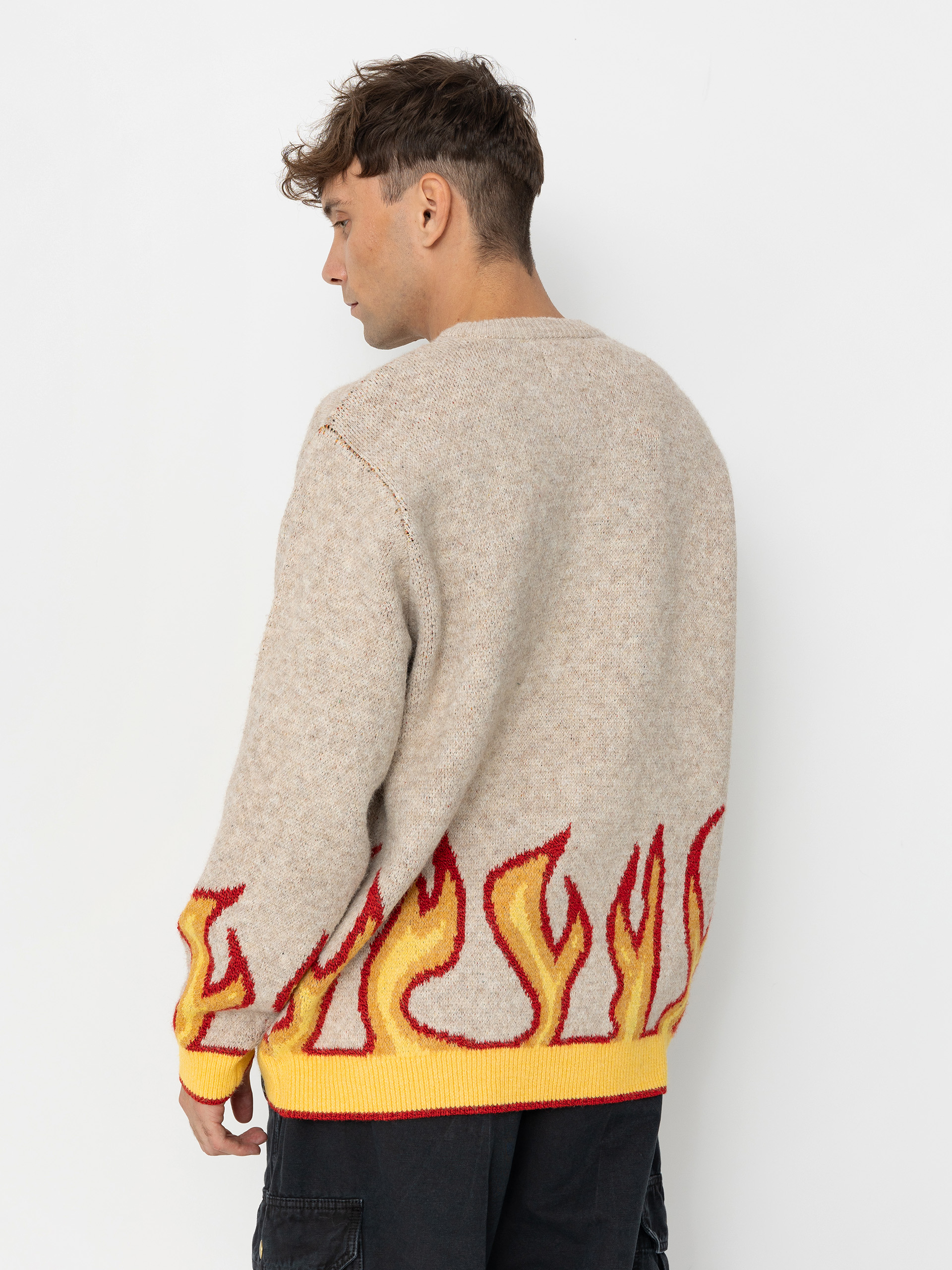 Svetr Volcom Fergadelic (dirty white)