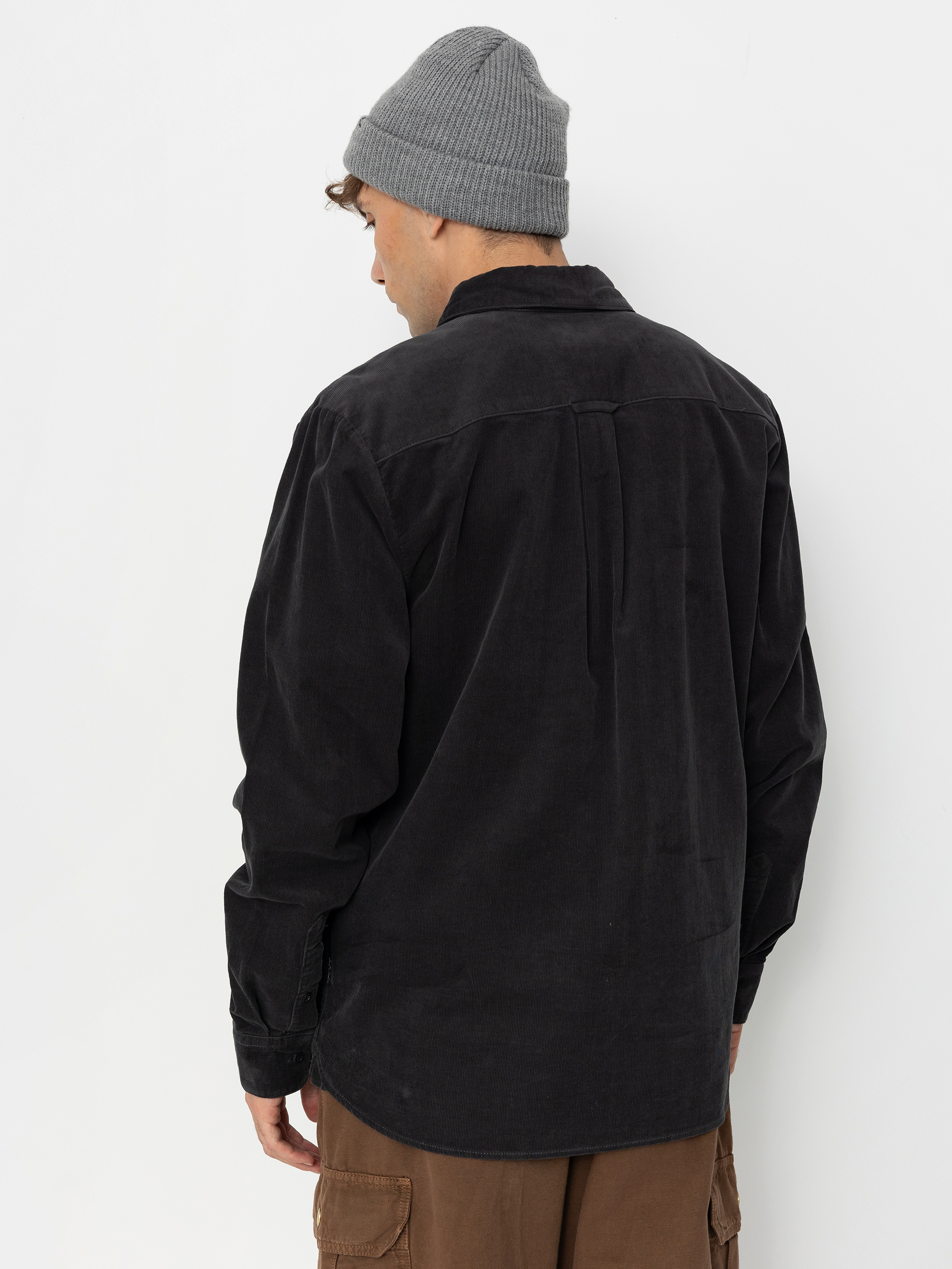 Košile Volcom Zander Ls (asphalt black)