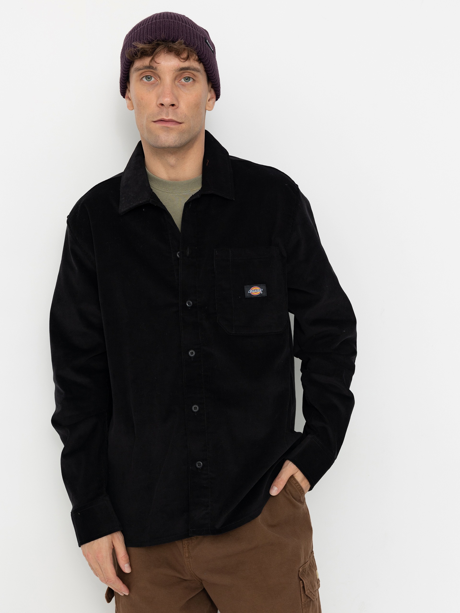 Košile Dickies Corduroy (black)