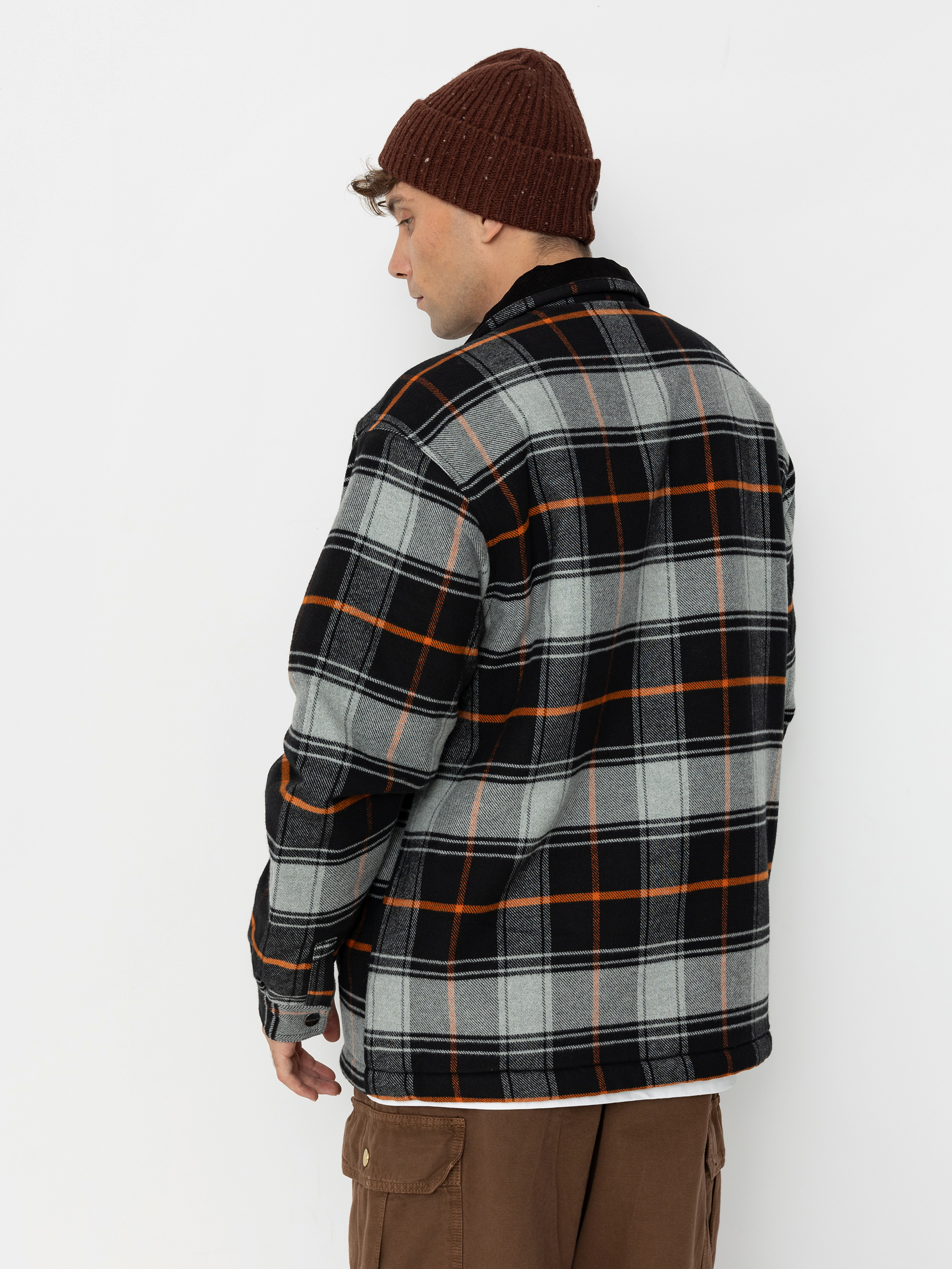 Bunda Carhartt WIP Baris (baris check/grey heather/black)