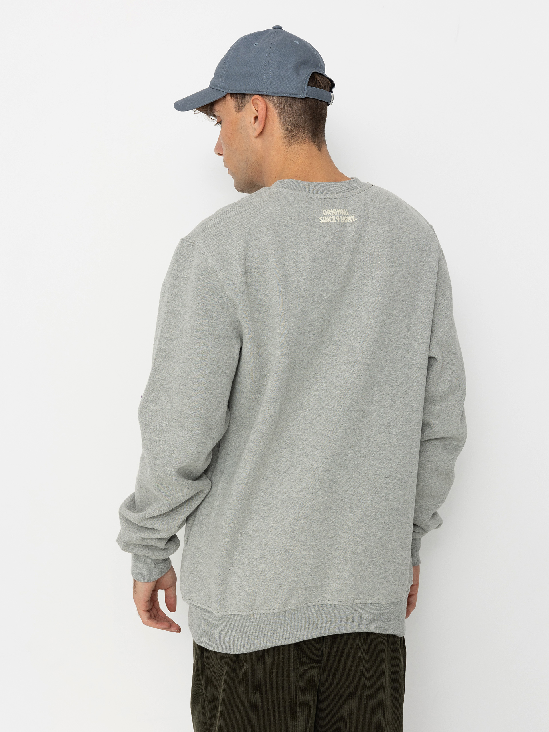 Mikina MassDnm Patch Crew (lt heather grey)