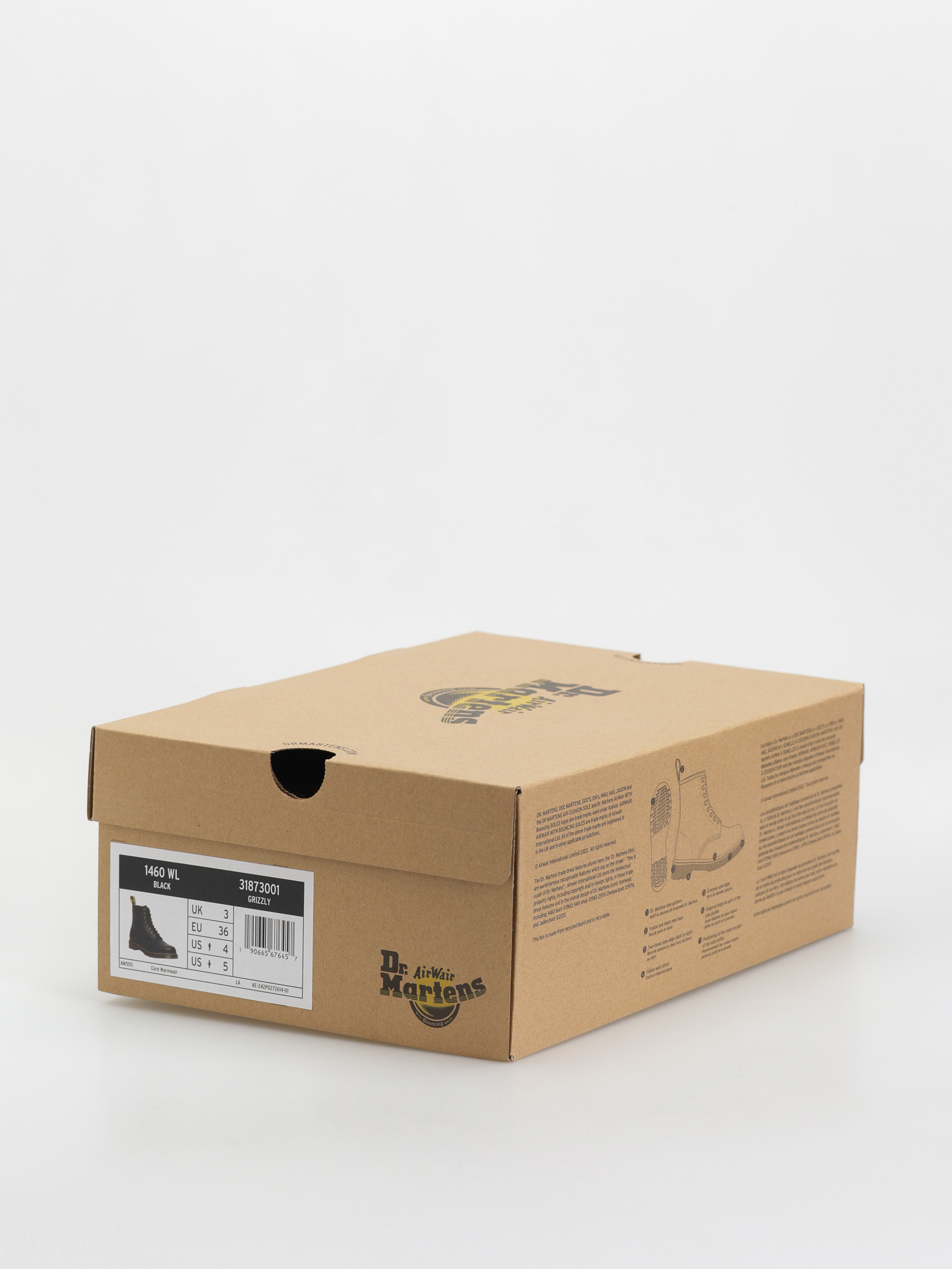 Boty Dr. Martens 1460 WL Wmn (black grizzly)