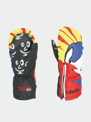 Rukavice Level Lucky Mitt JR (yellow blue)