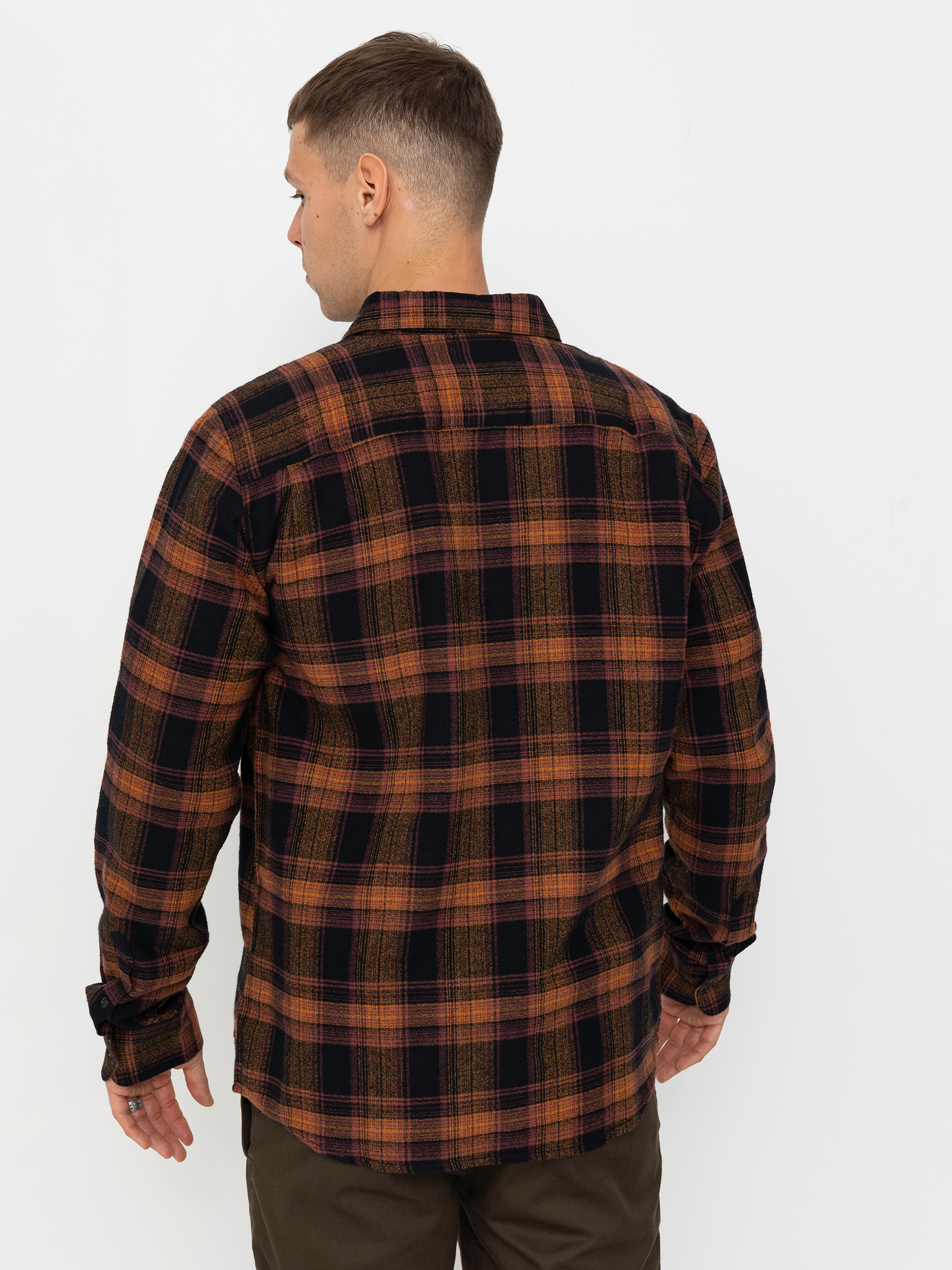 Košile Volcom Baystone Flannel Ls (black)