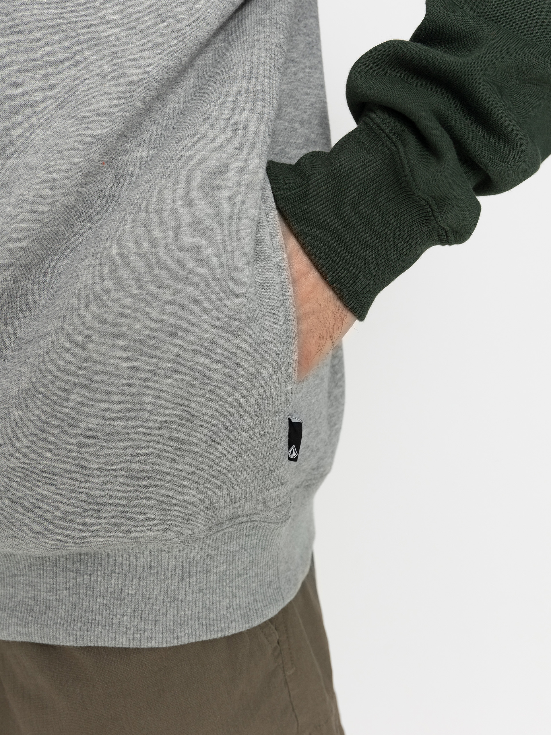 Mikina s kapucí Volcom Divided HD (dark forest)