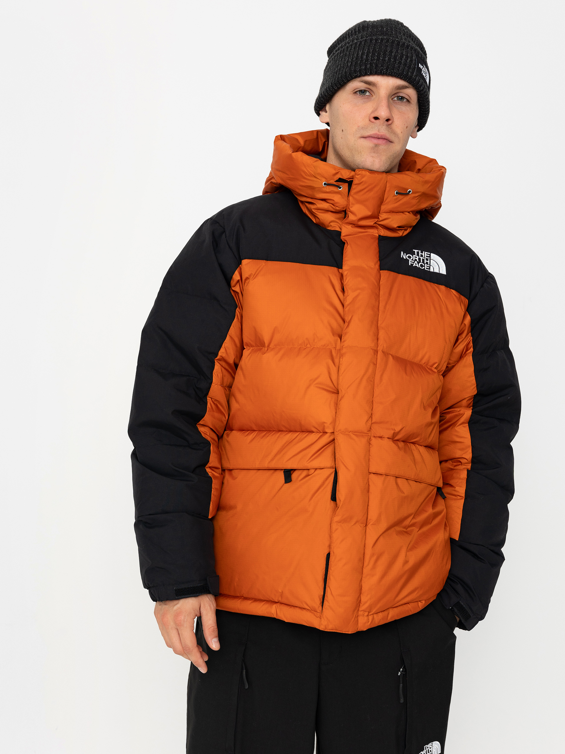 Bunda The North Face Hmlyn Down Parka (earthen copper/tnf blac)