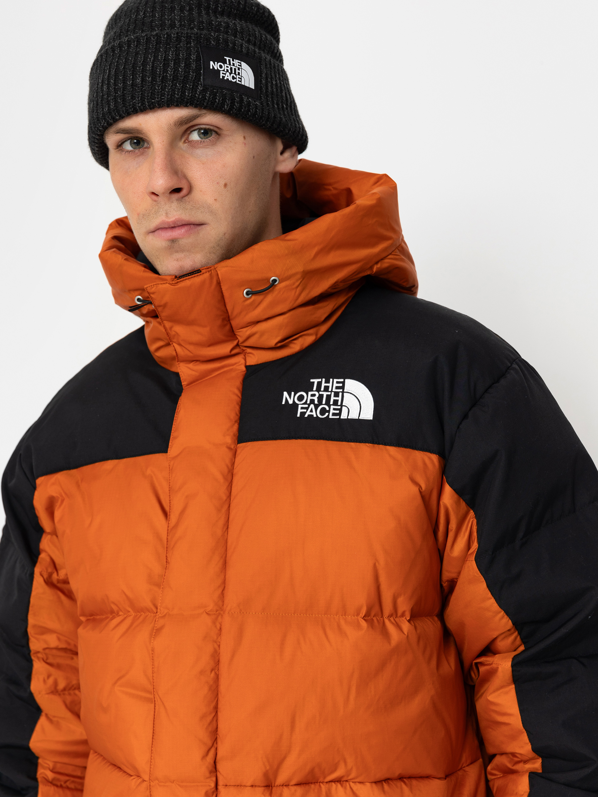 Bunda The North Face Hmlyn Down Parka (earthen copper/tnf blac)