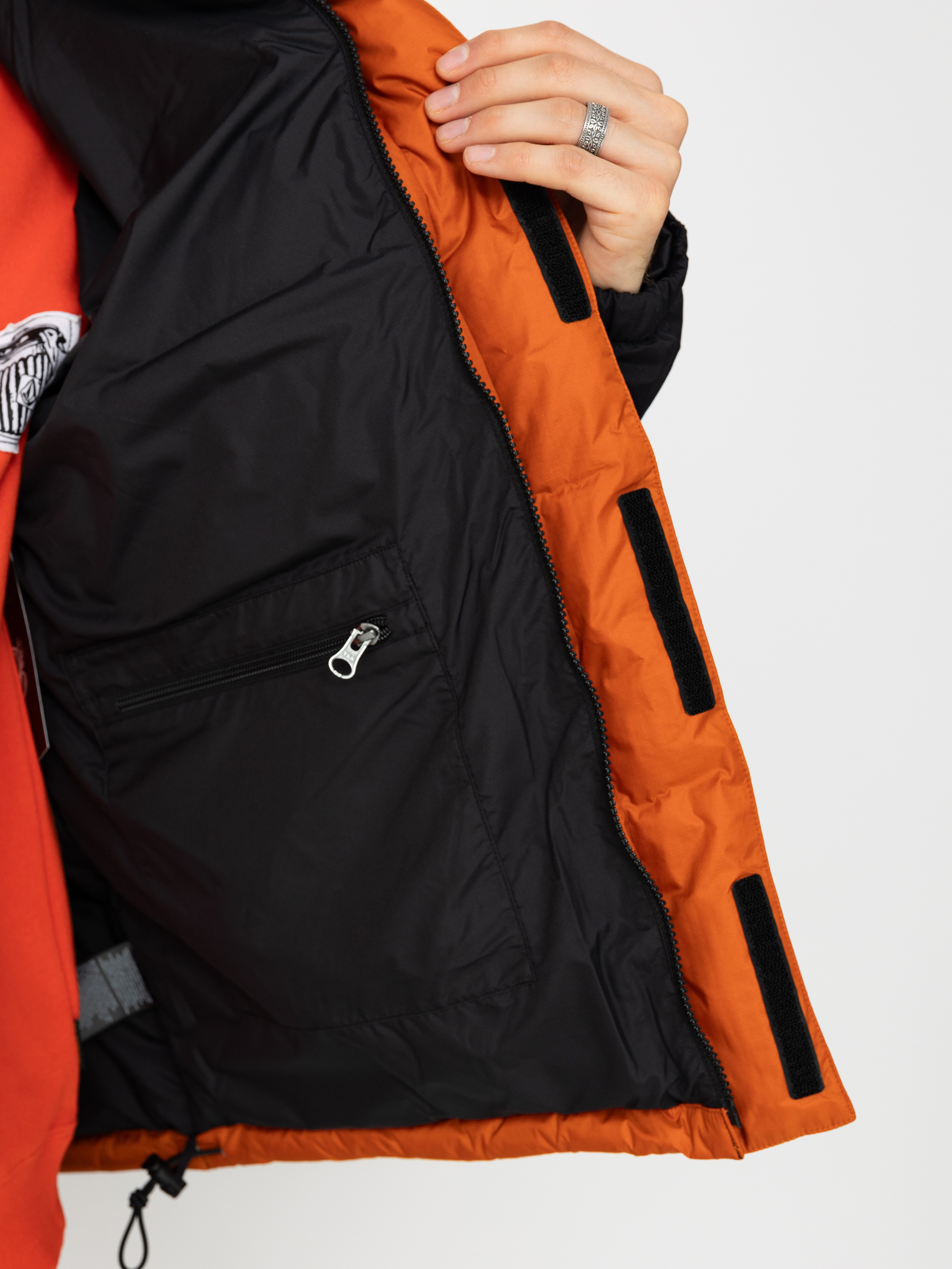 Bunda The North Face Hmlyn Down Parka (earthen copper/tnf blac)
