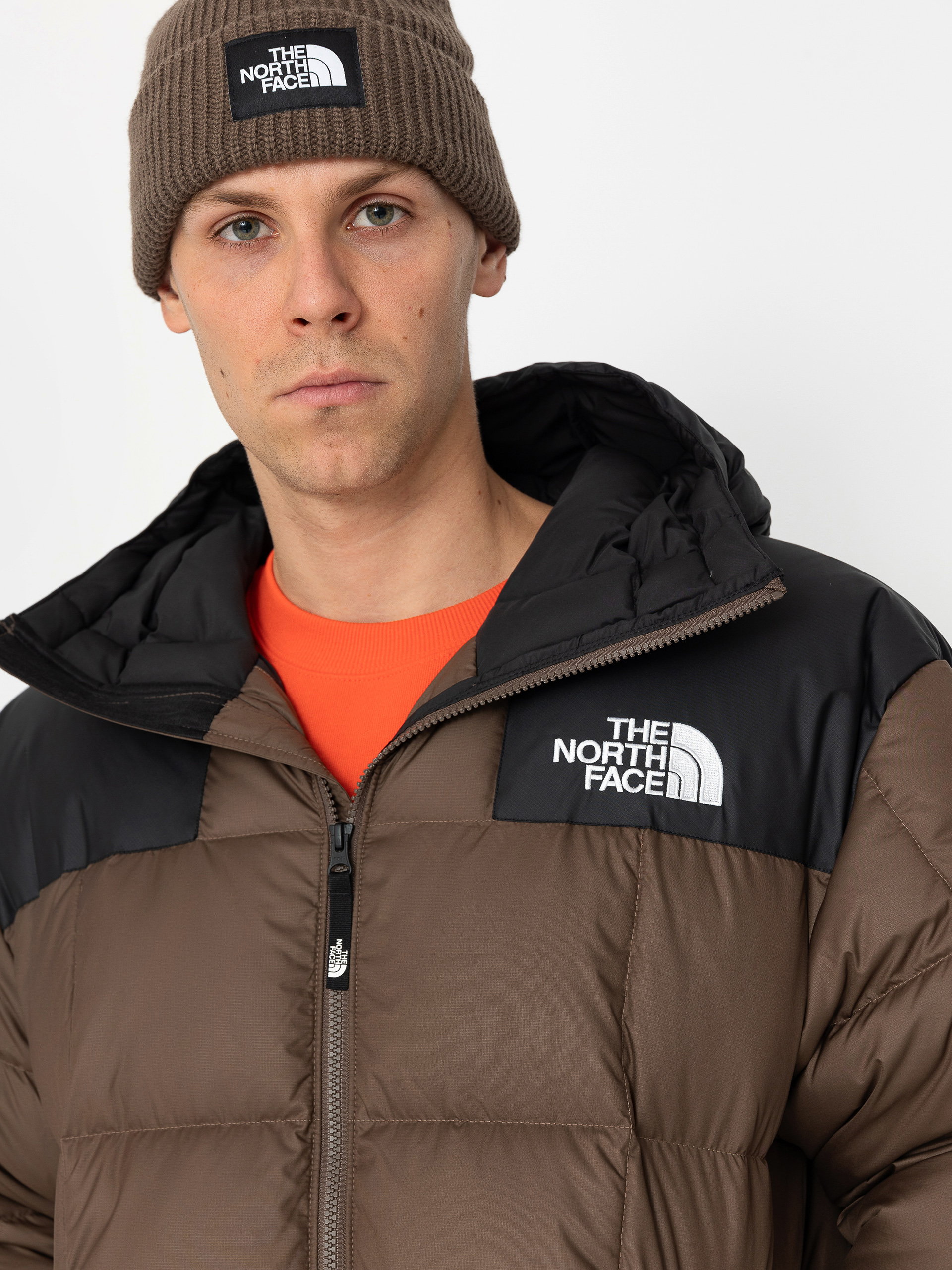 Bunda The North Face Lhotse Hooded (smokey brown)