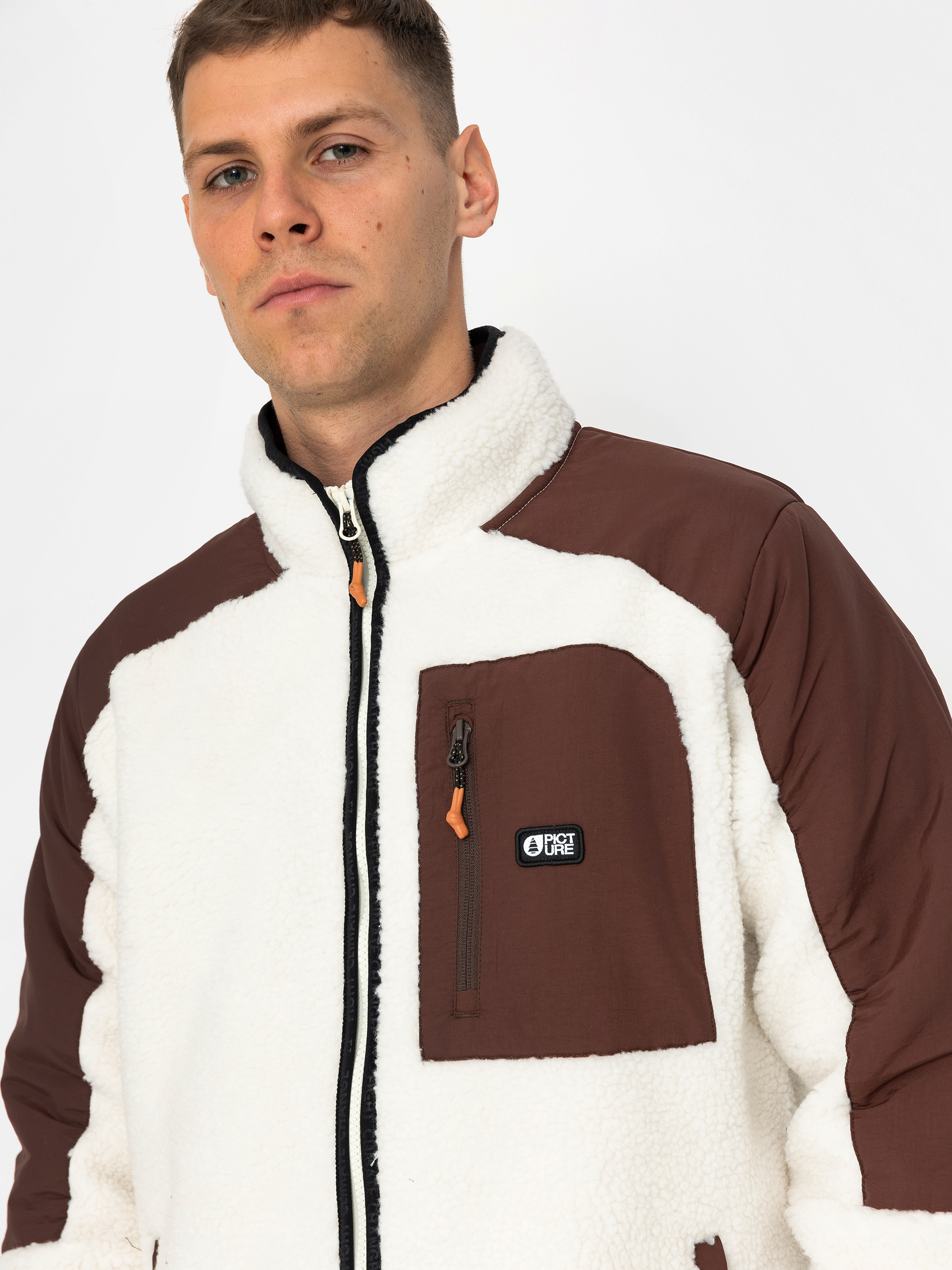 Pánský Fleecová mikina Picture Quilchena (tofu chicory coffee)