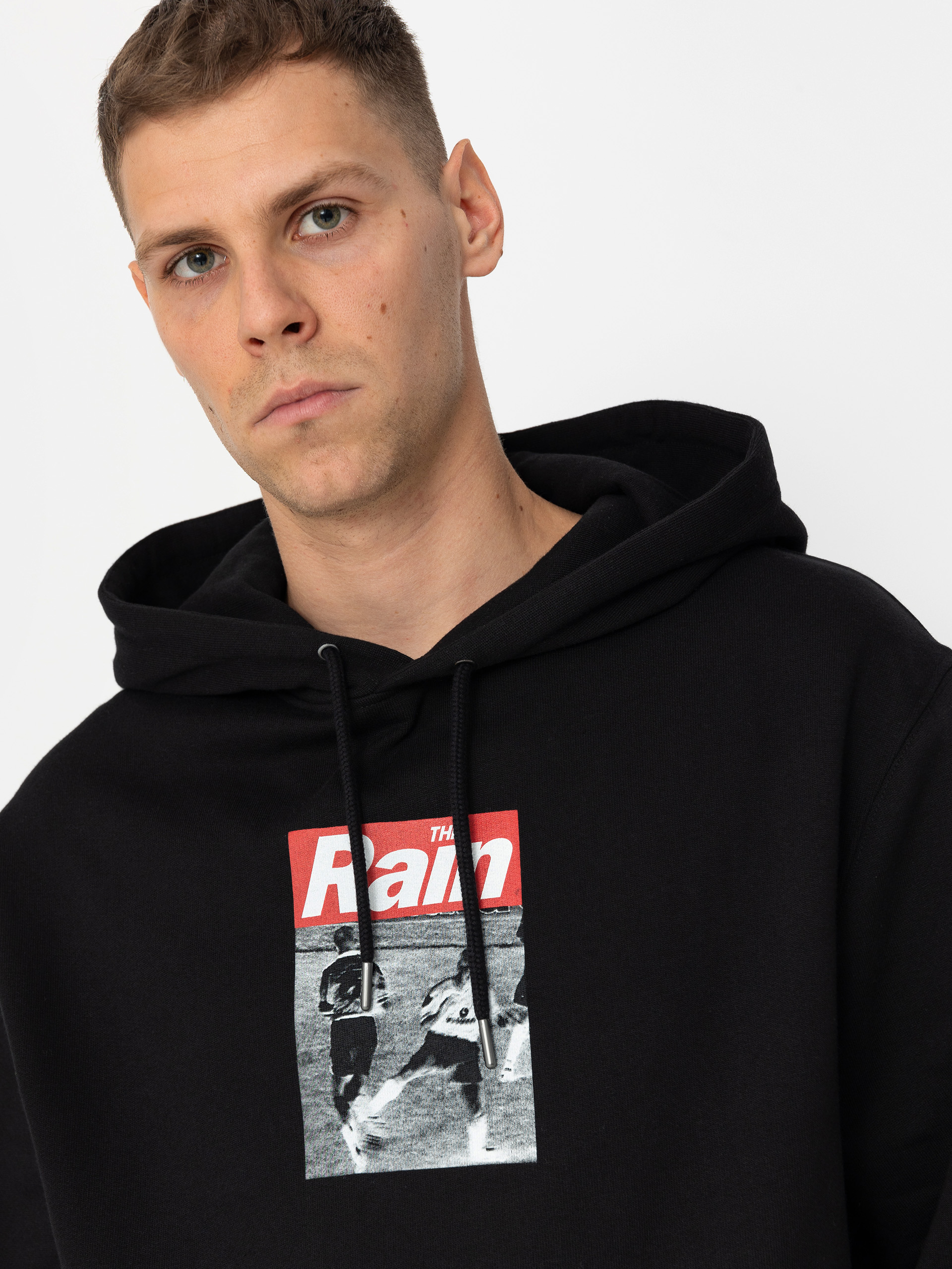 Mikina s kapucí Wasted Paris Howler HD (black)