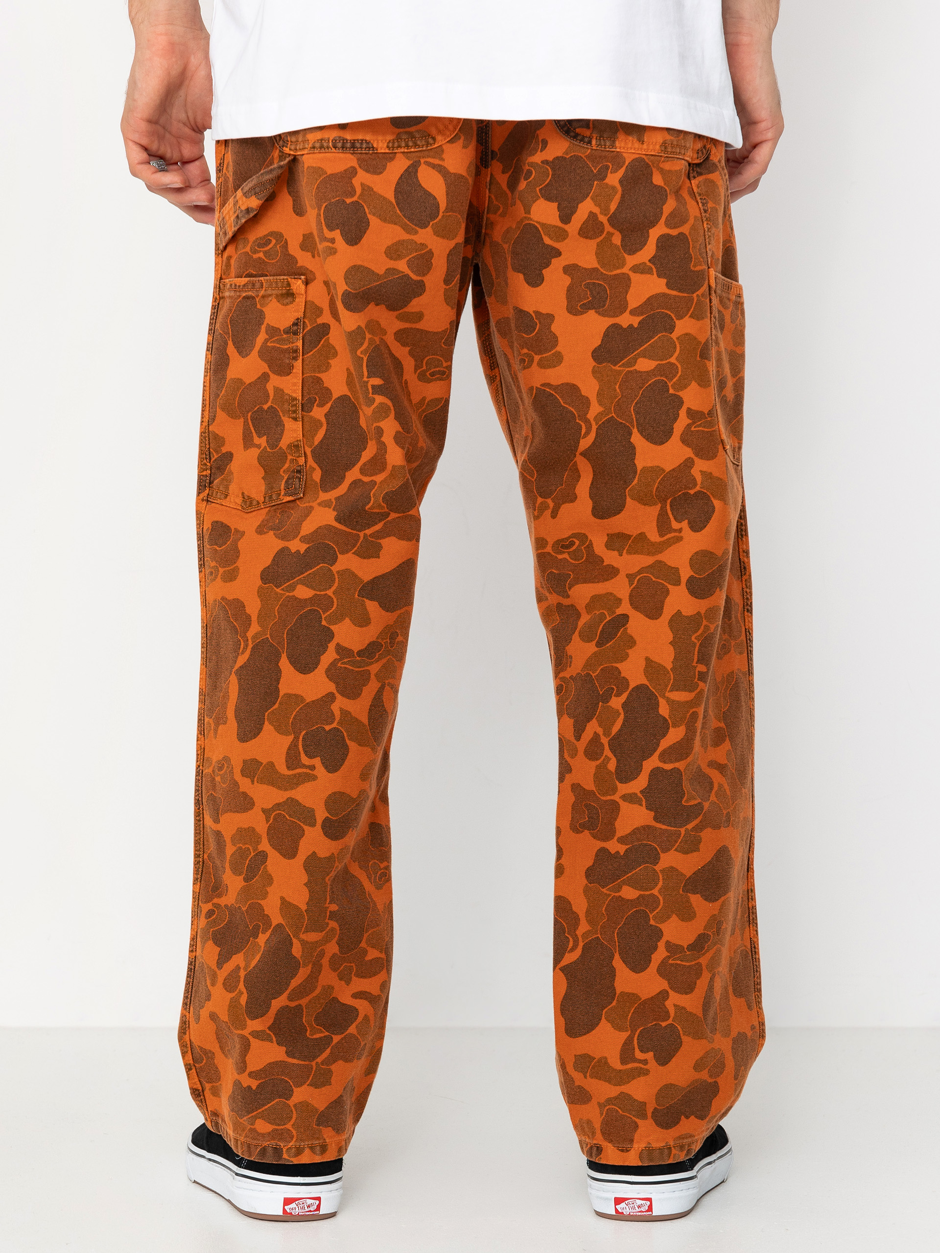 Kalhoty Carhartt WIP Duck Single Knee (camo duck/green/turmeric)