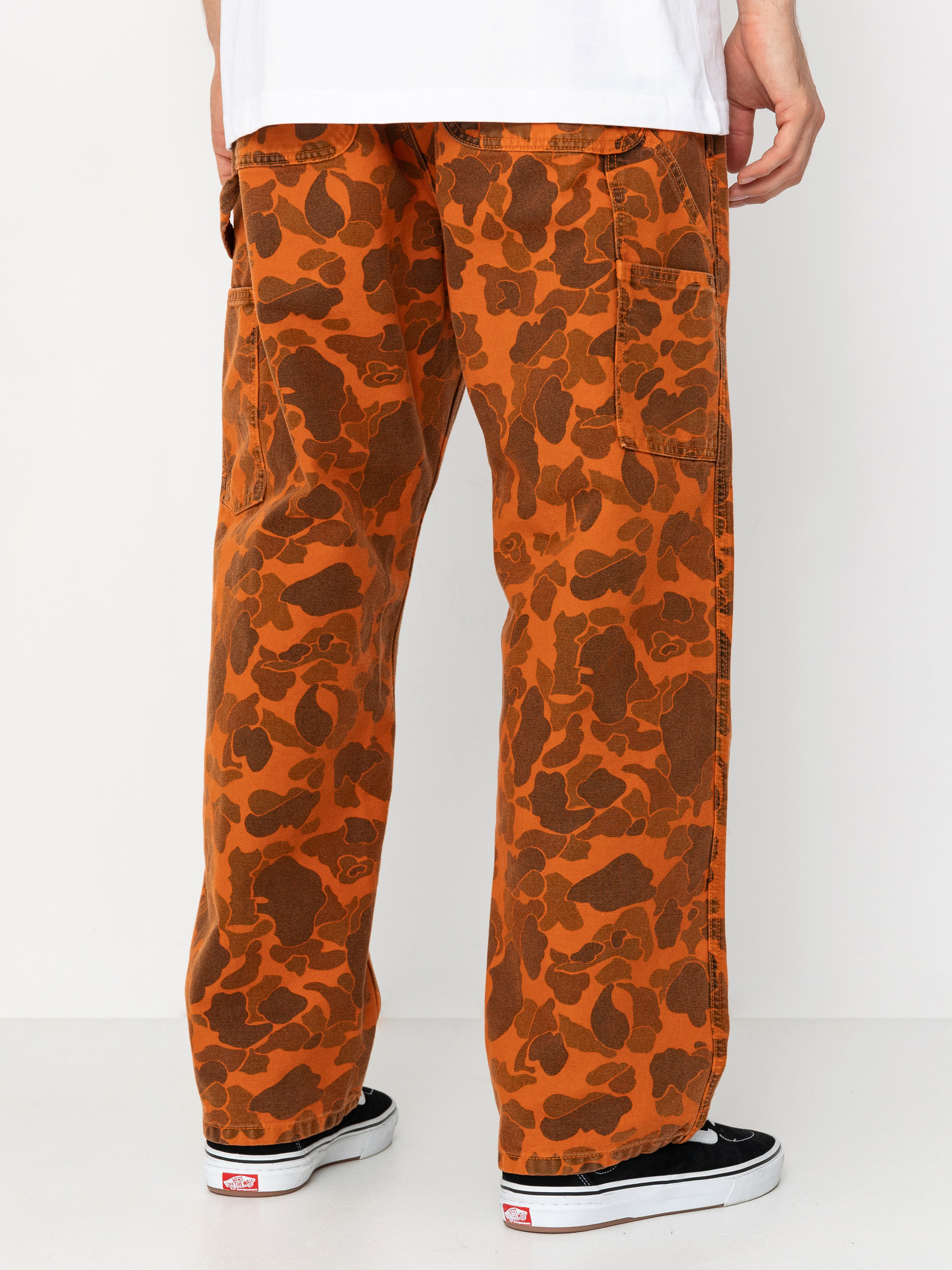 Kalhoty Carhartt WIP Duck Single Knee (camo duck/green/turmeric)