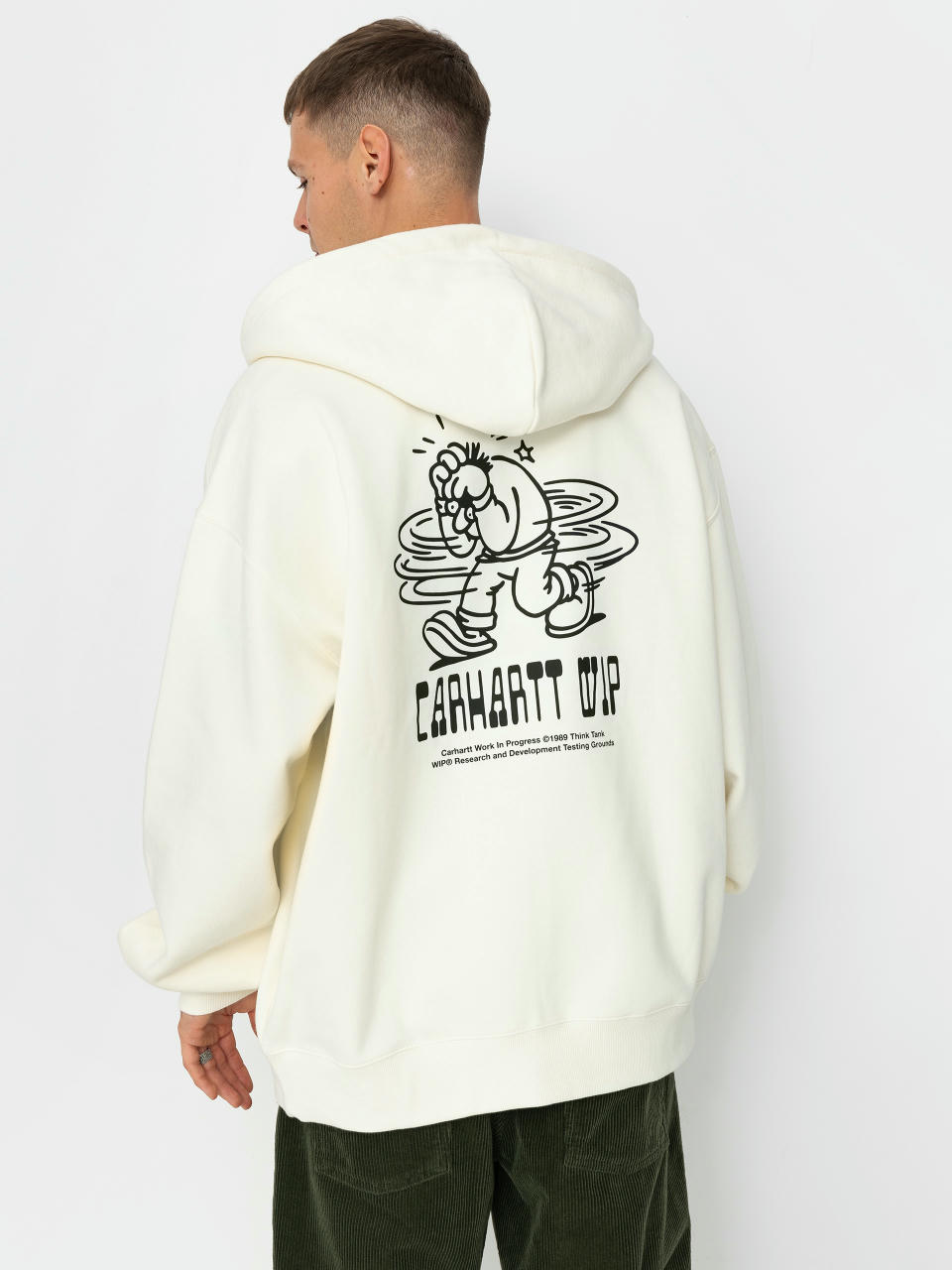 Mikina s kapucí Carhartt WIP Think Tank ZHD (wax/black)