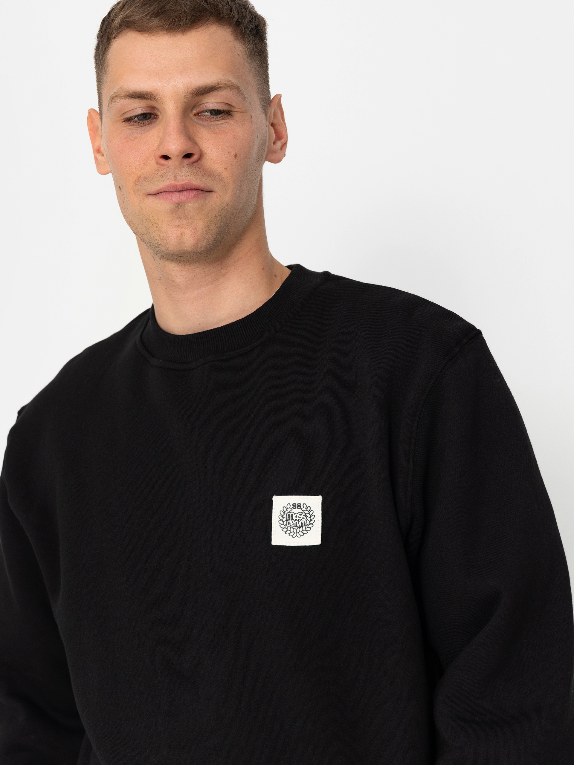 Mikina MassDnm Patch Crew (black)