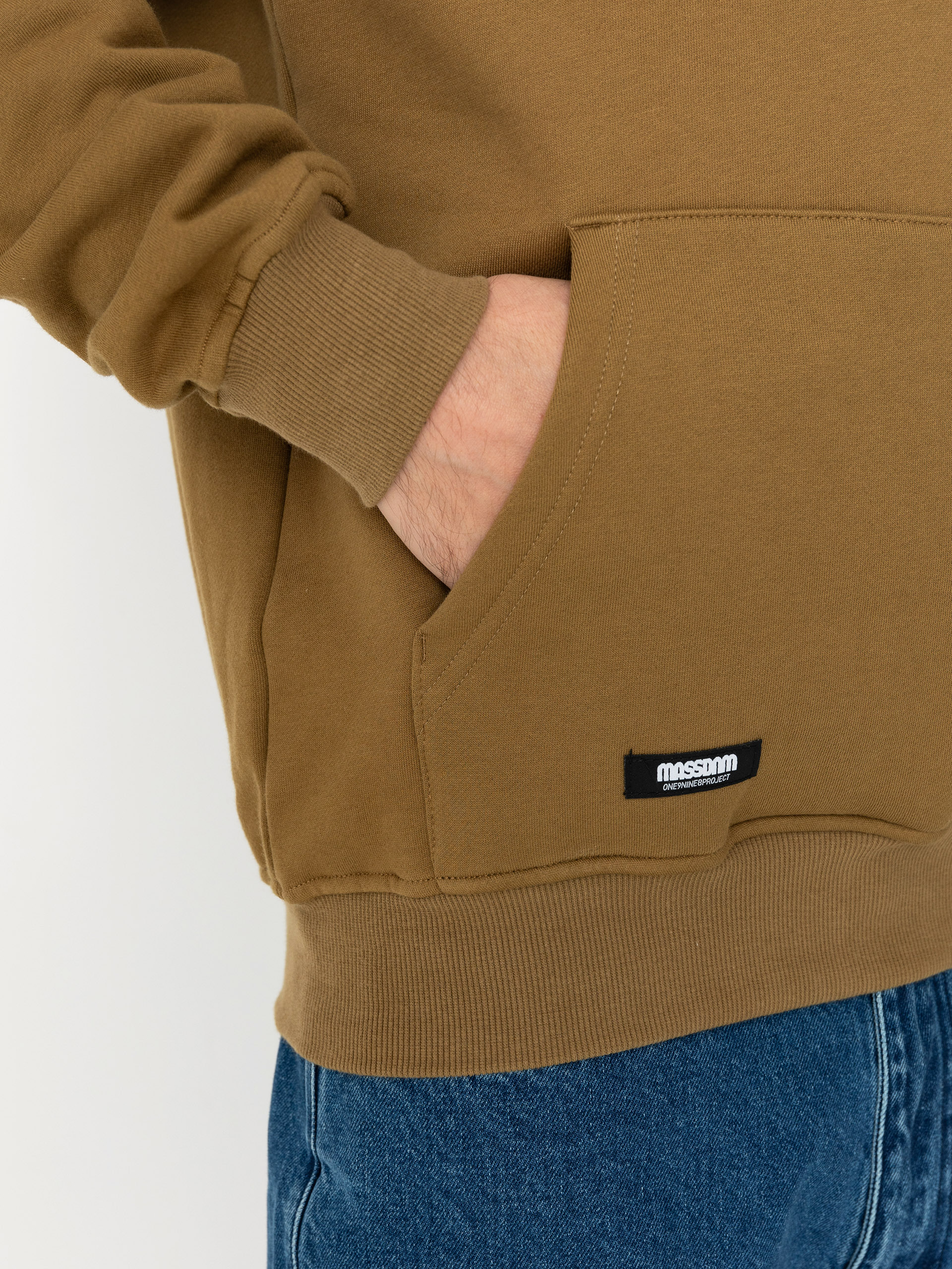 Mikina s kapucí MassDnm Patch HD (brown)