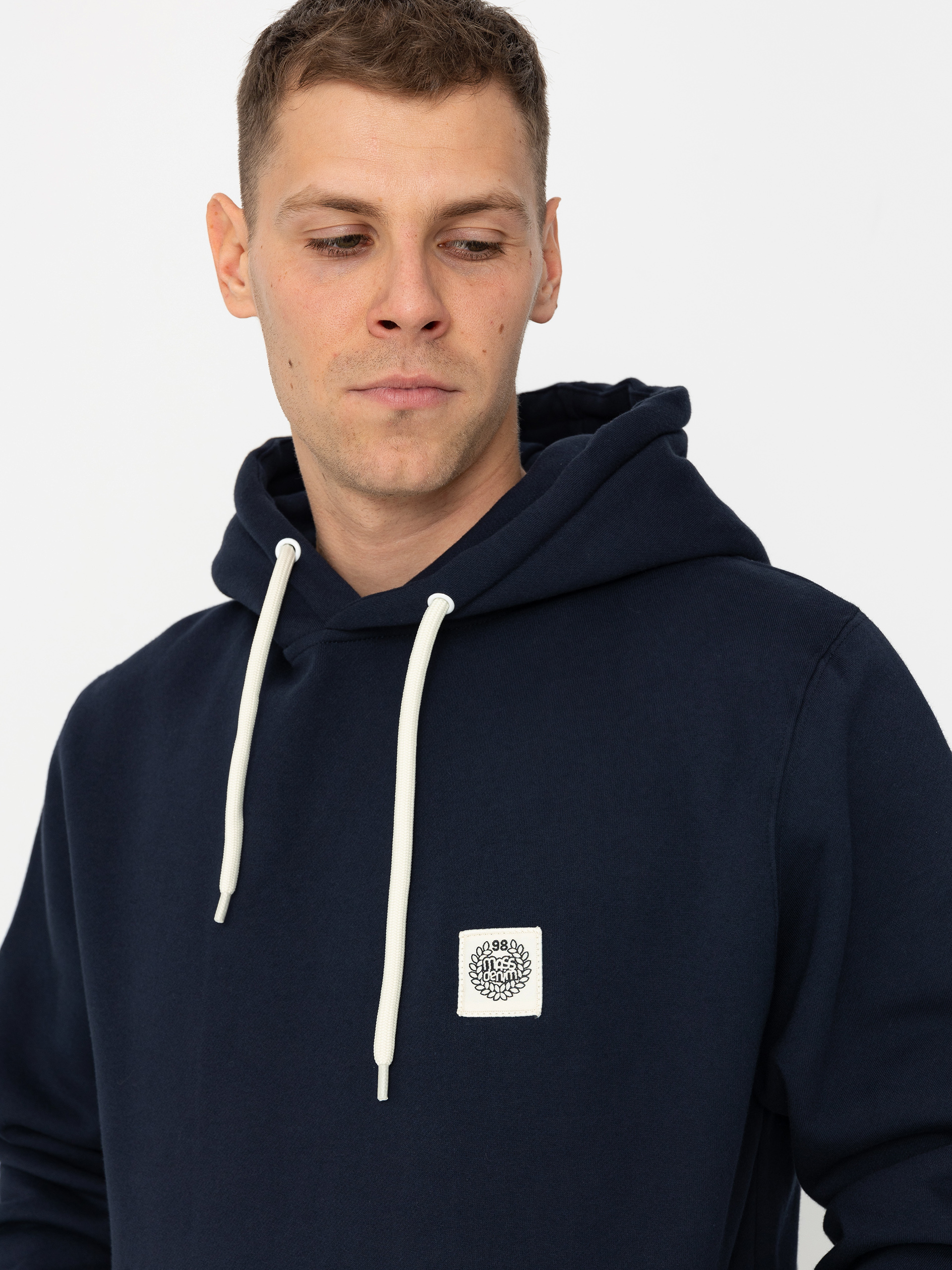 Mikina s kapucí MassDnm Patch HD (navy)