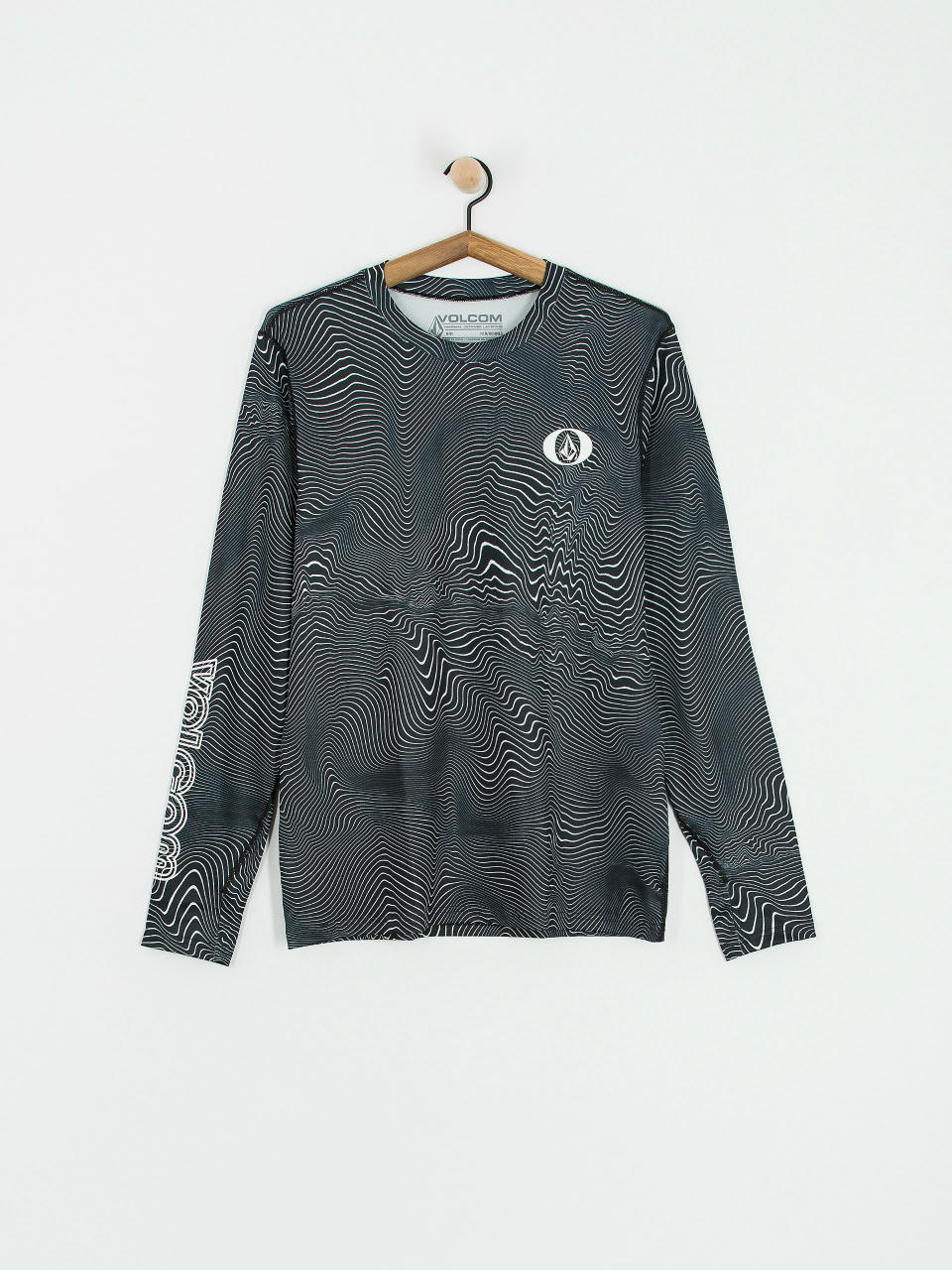 Pánský Triko Volcom M V Science Crew (black print)