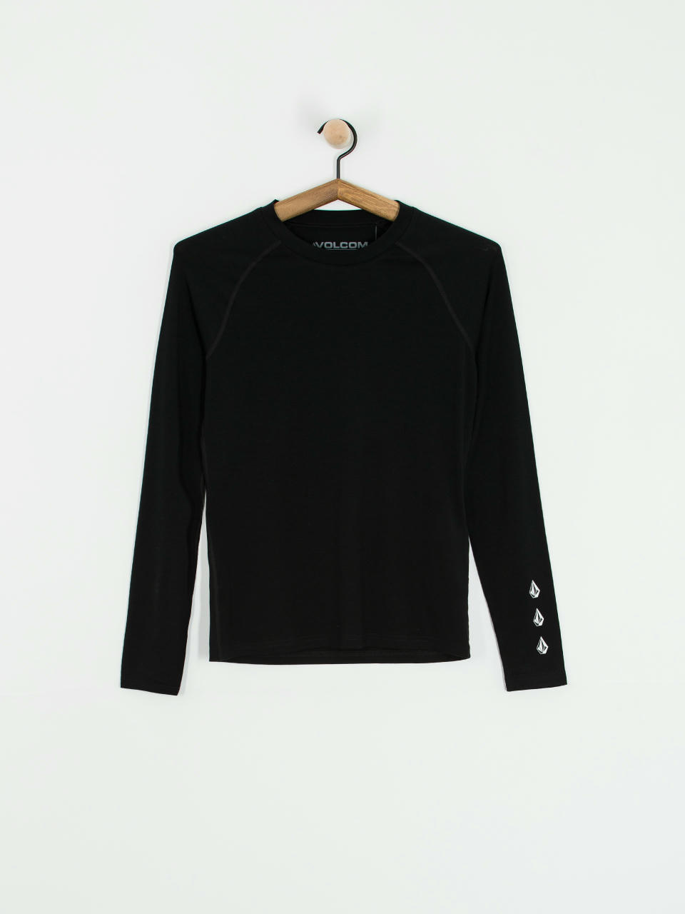 Dámský Triko Volcom Merino Blend Crew (black)