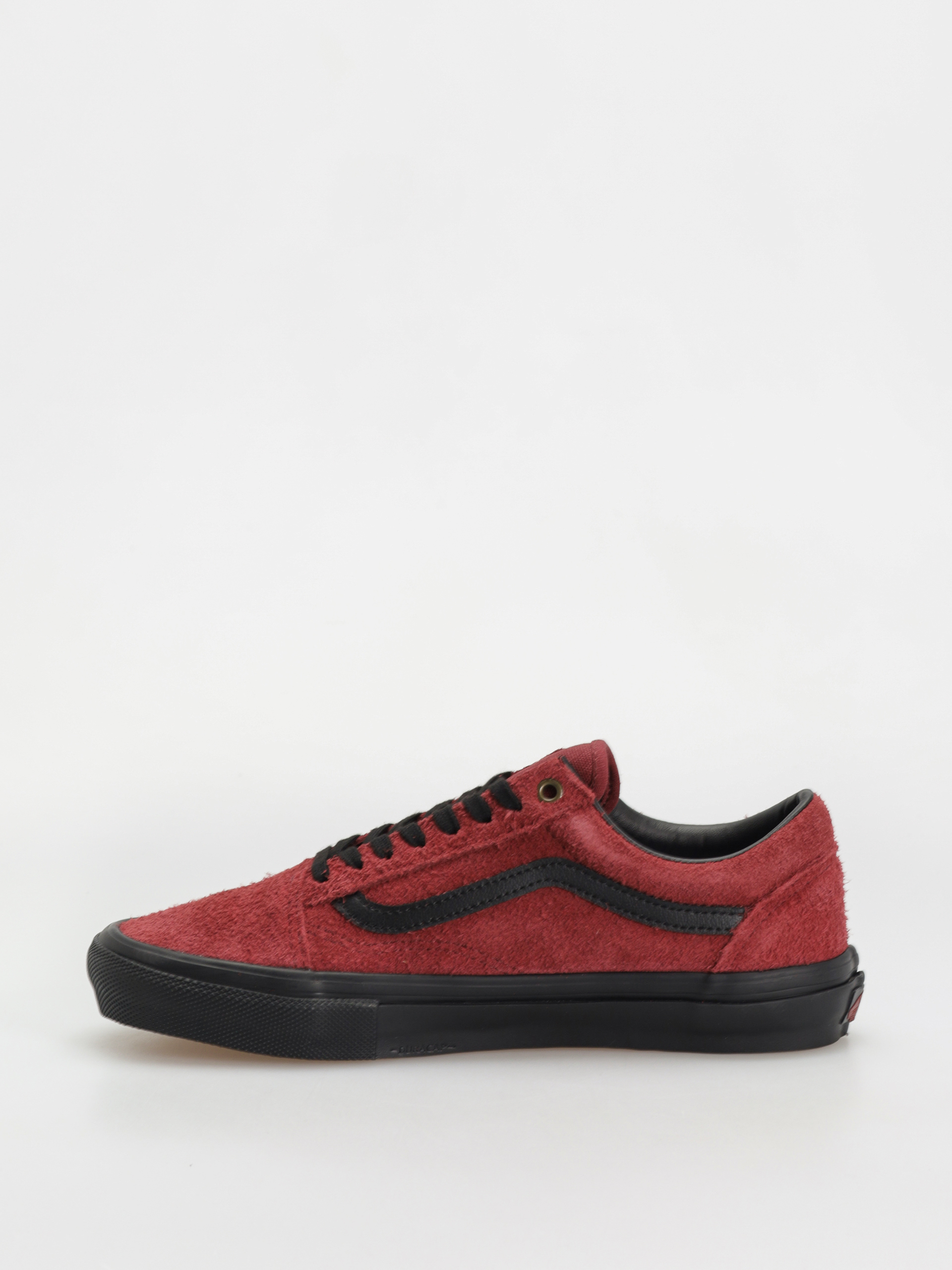 Boty Vans Skate Old Skool (hairy suede black/burgundy)