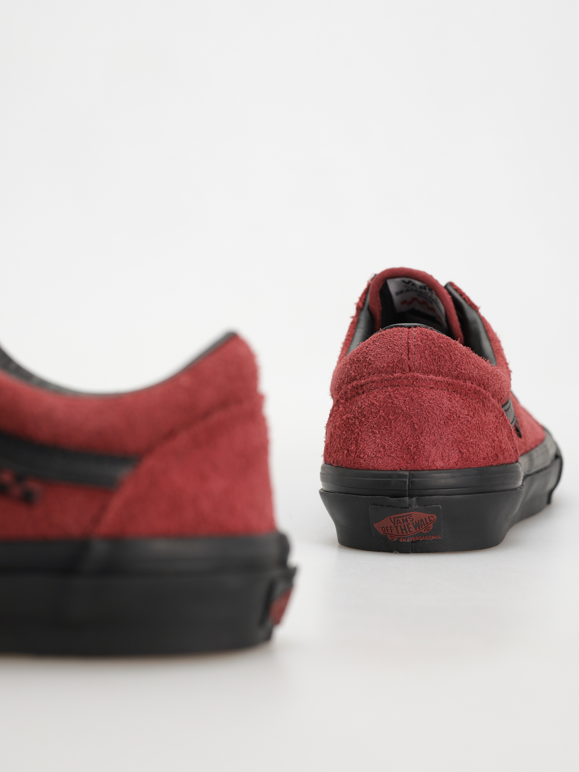 Boty Vans Skate Old Skool (hairy suede black/burgundy)