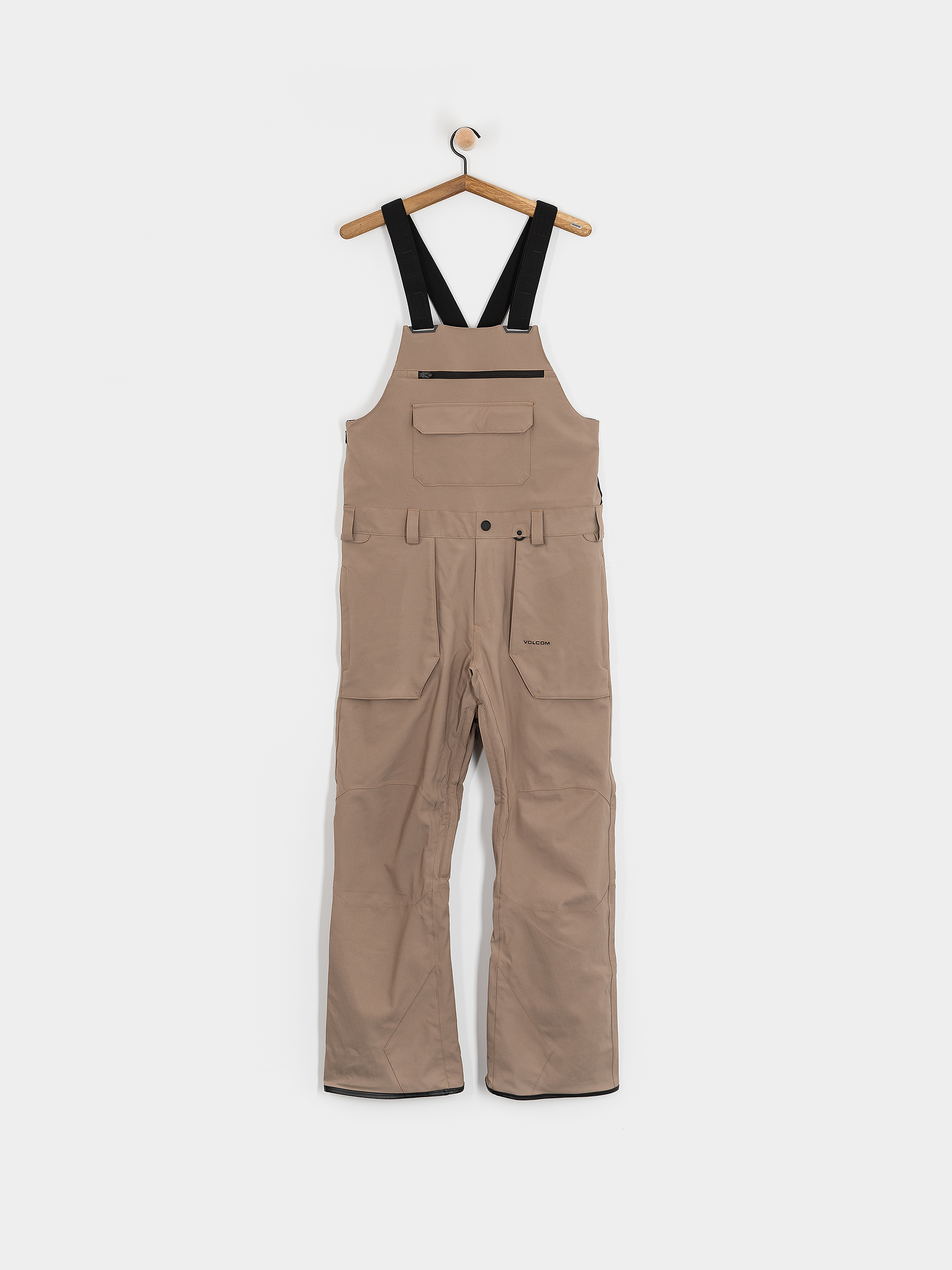 Pánské Snowboardové kalhoty  Volcom Roan Bib Overall (chestnut brown)