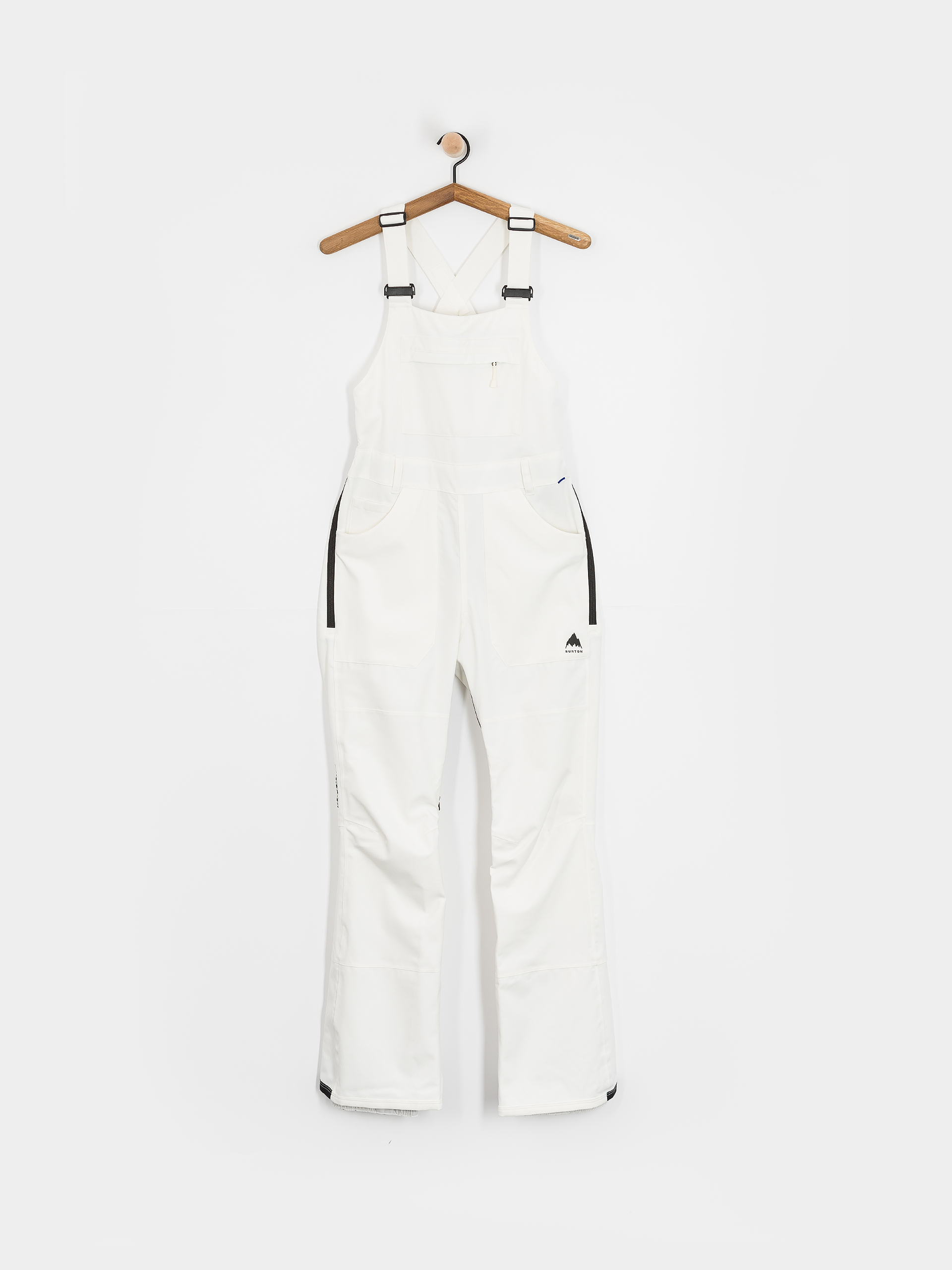 Dámské Snowboardové kalhoty  Burton Avalon Stretch Bib (stout white)