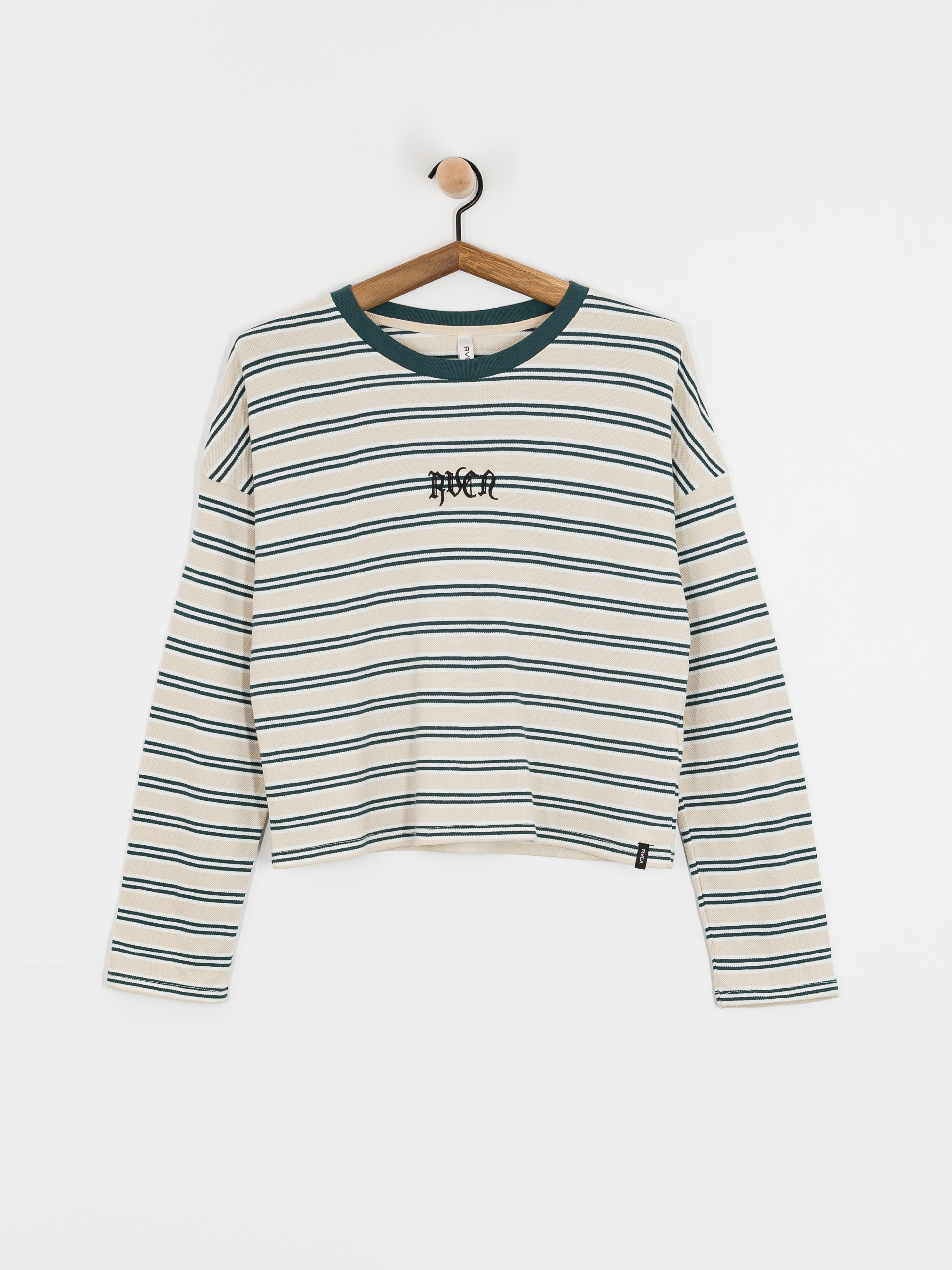 Triko RVCA Ivy Stripes Wmn (atlantic)