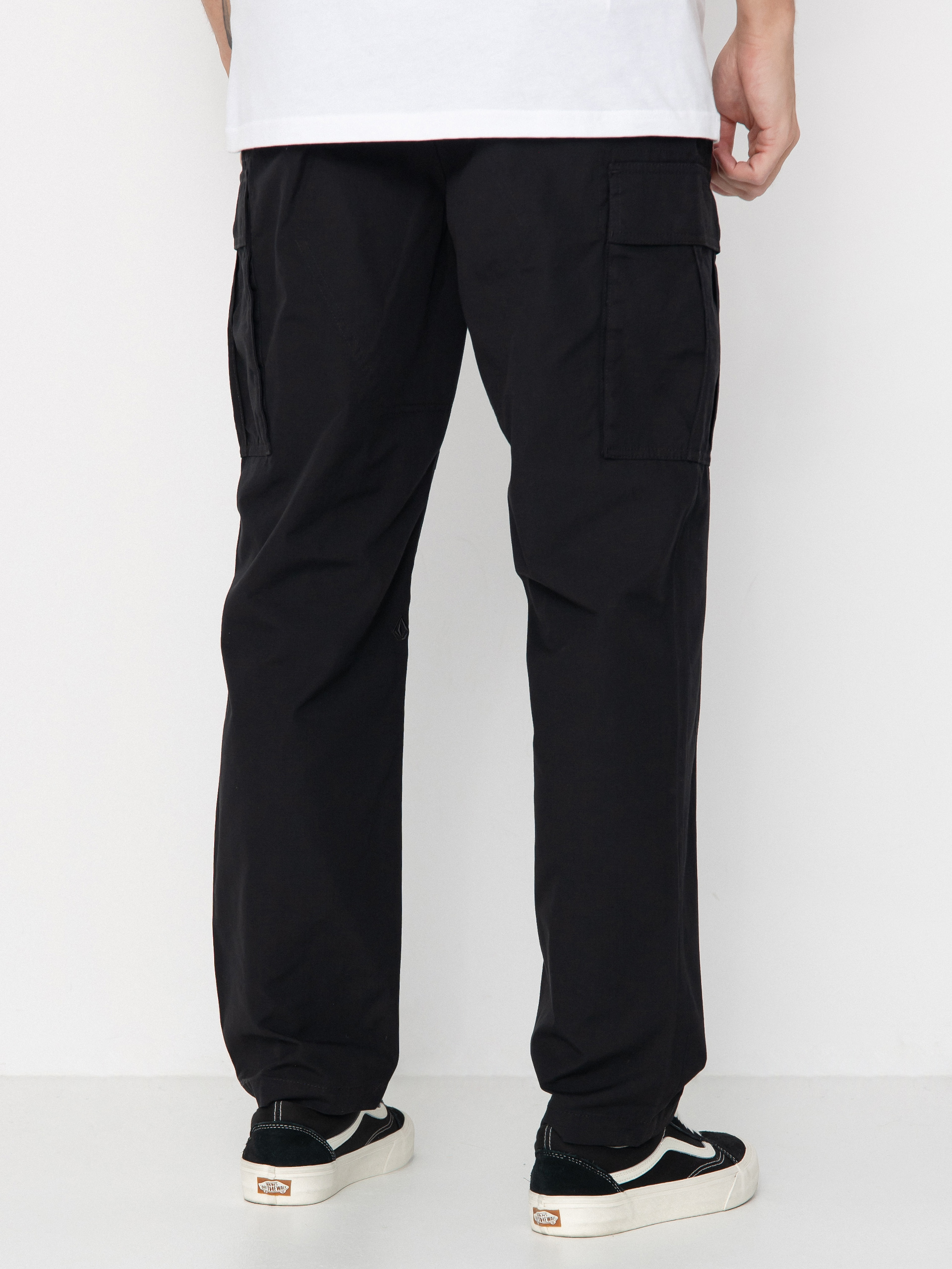 Kalhoty Volcom Strange Tripper Tapered Cargo (black)