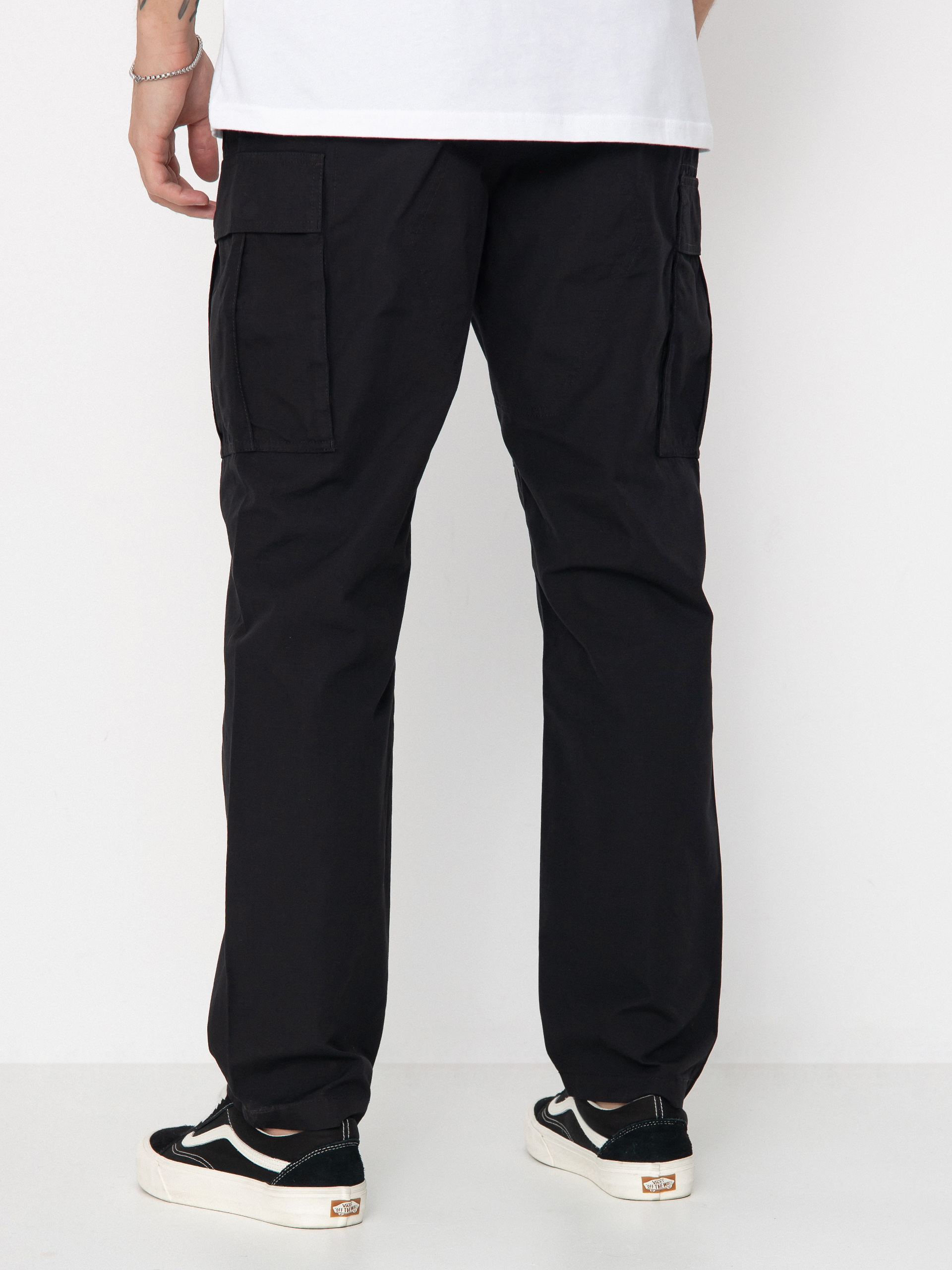 Kalhoty Volcom Strange Tripper Tapered Cargo (black)